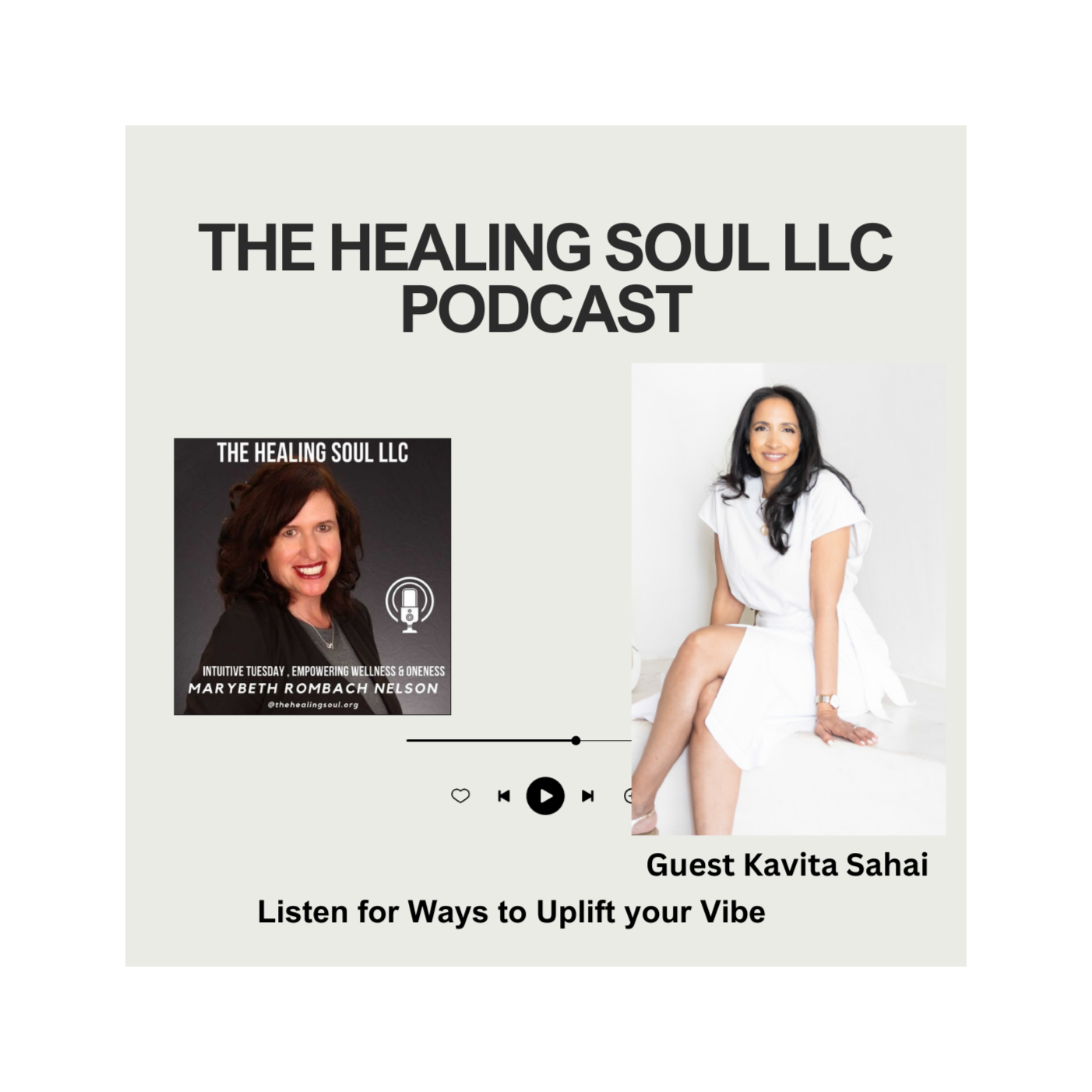The Healing Soul LLC podcast with host Marybeth Rombach Nelson