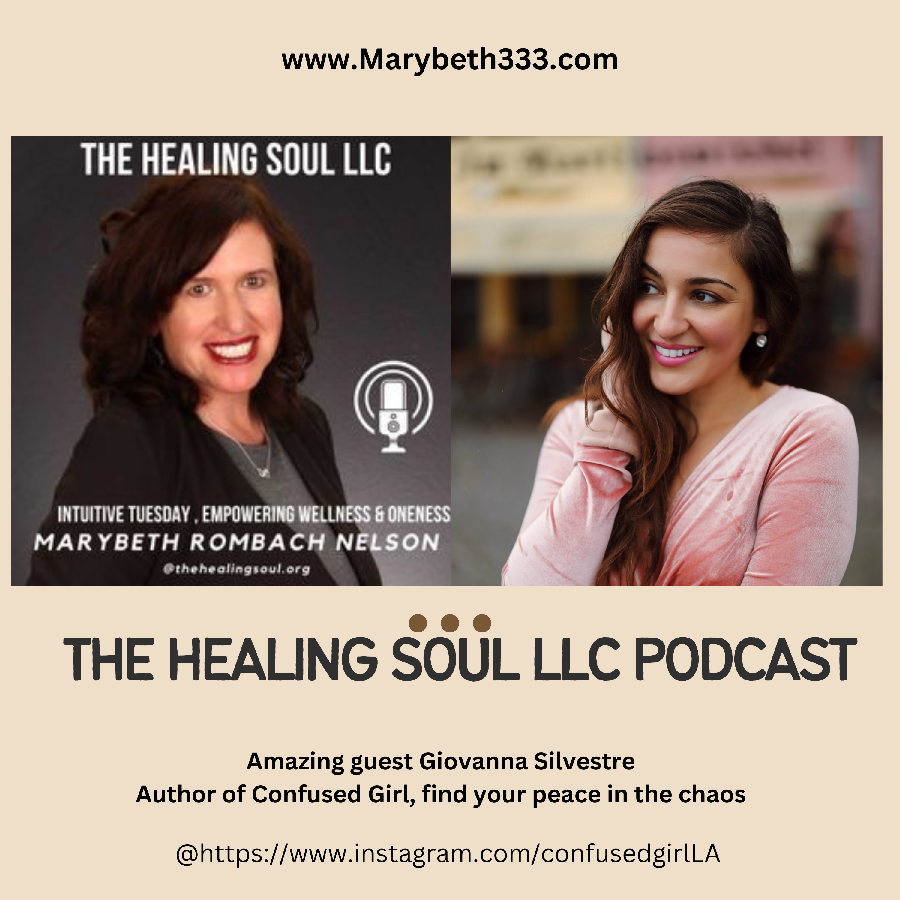 The Healing Soul LLC podcast with host Marybeth Rombach Nelson