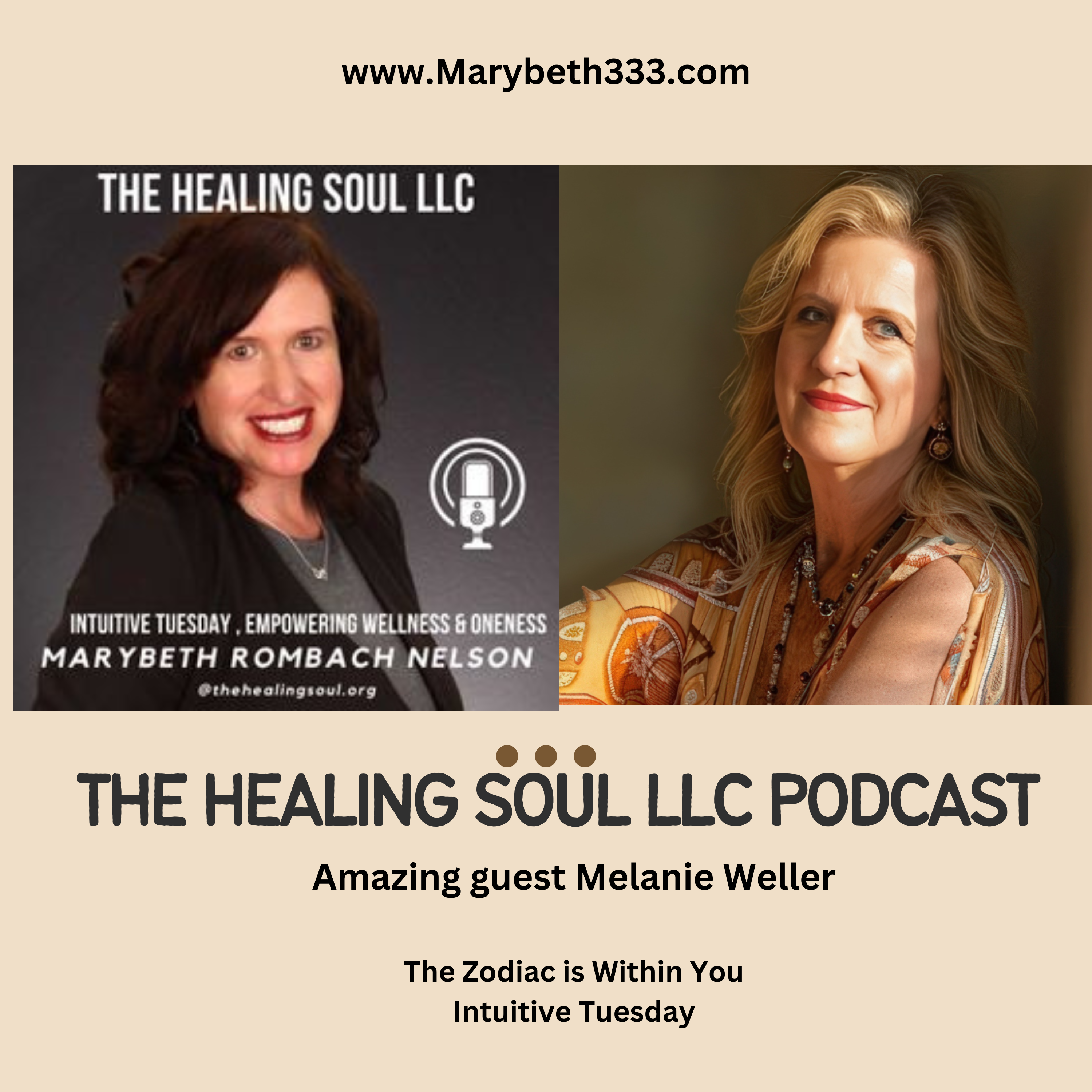The Healing Soul LLC podcast with host Marybeth Rombach Nelson