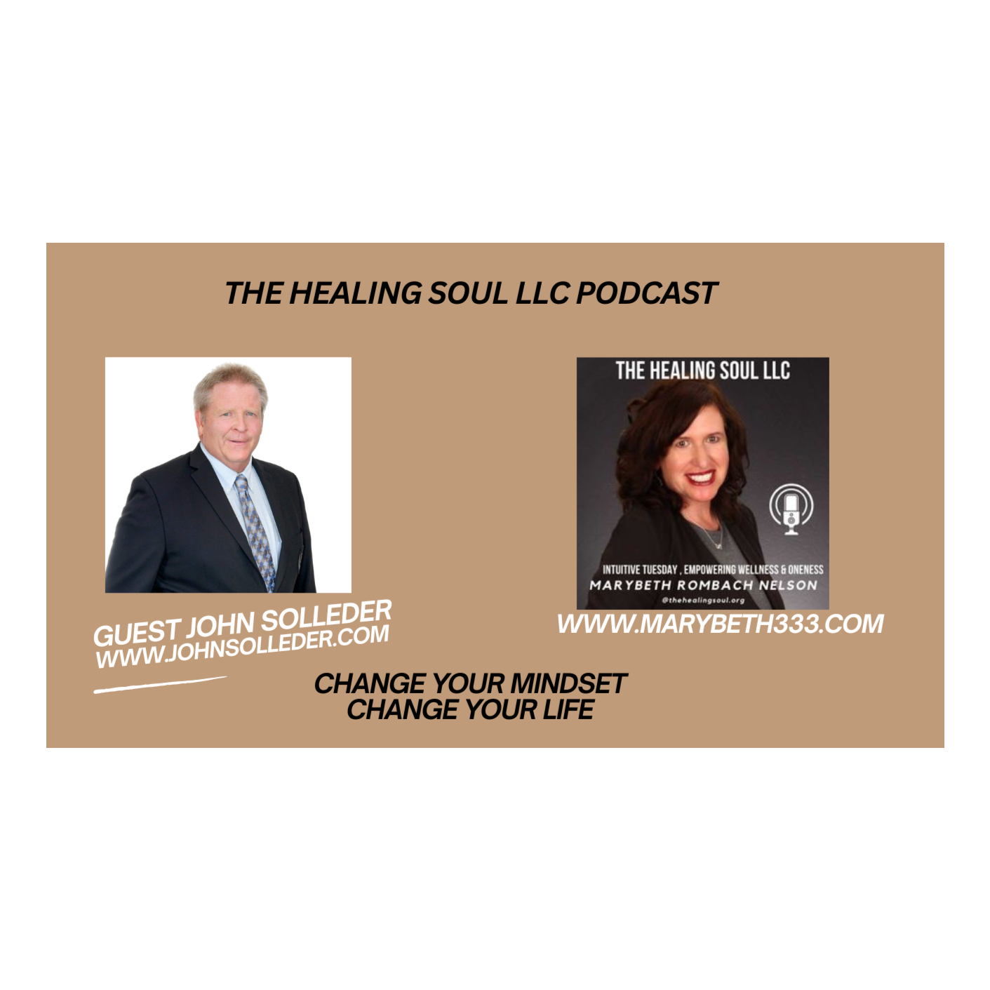 The Healing Soul LLC podcast with host Marybeth Rombach Nelson