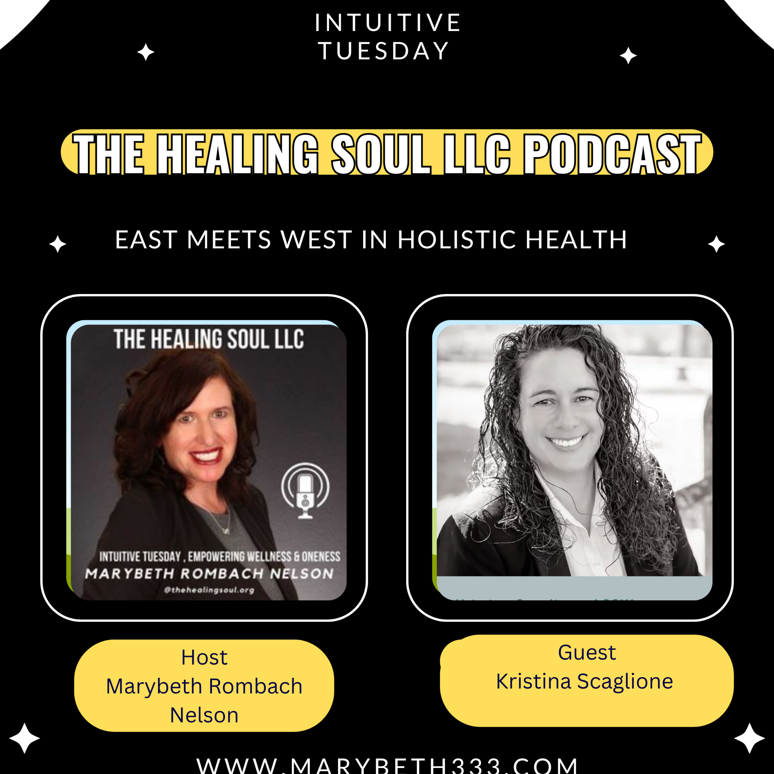 The Healing Soul LLC podcast with host Marybeth Rombach Nelson