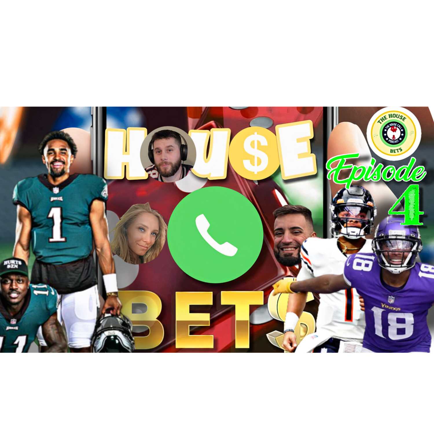 NFL week 2 Sunday Night football moneyline and locks episode artwork