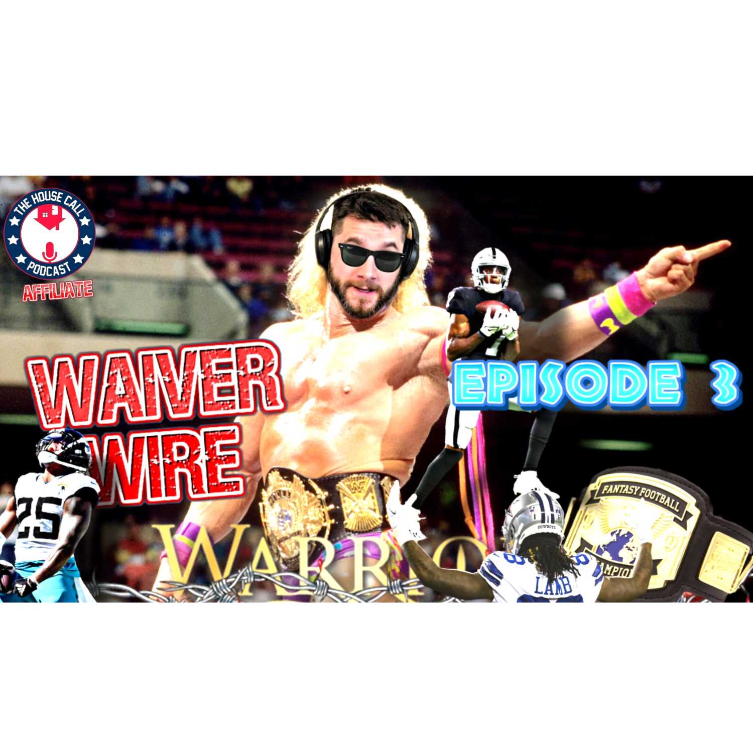 NFL Fantasy week 2  Waiver wire warrior pickups and sit downs episode artwork