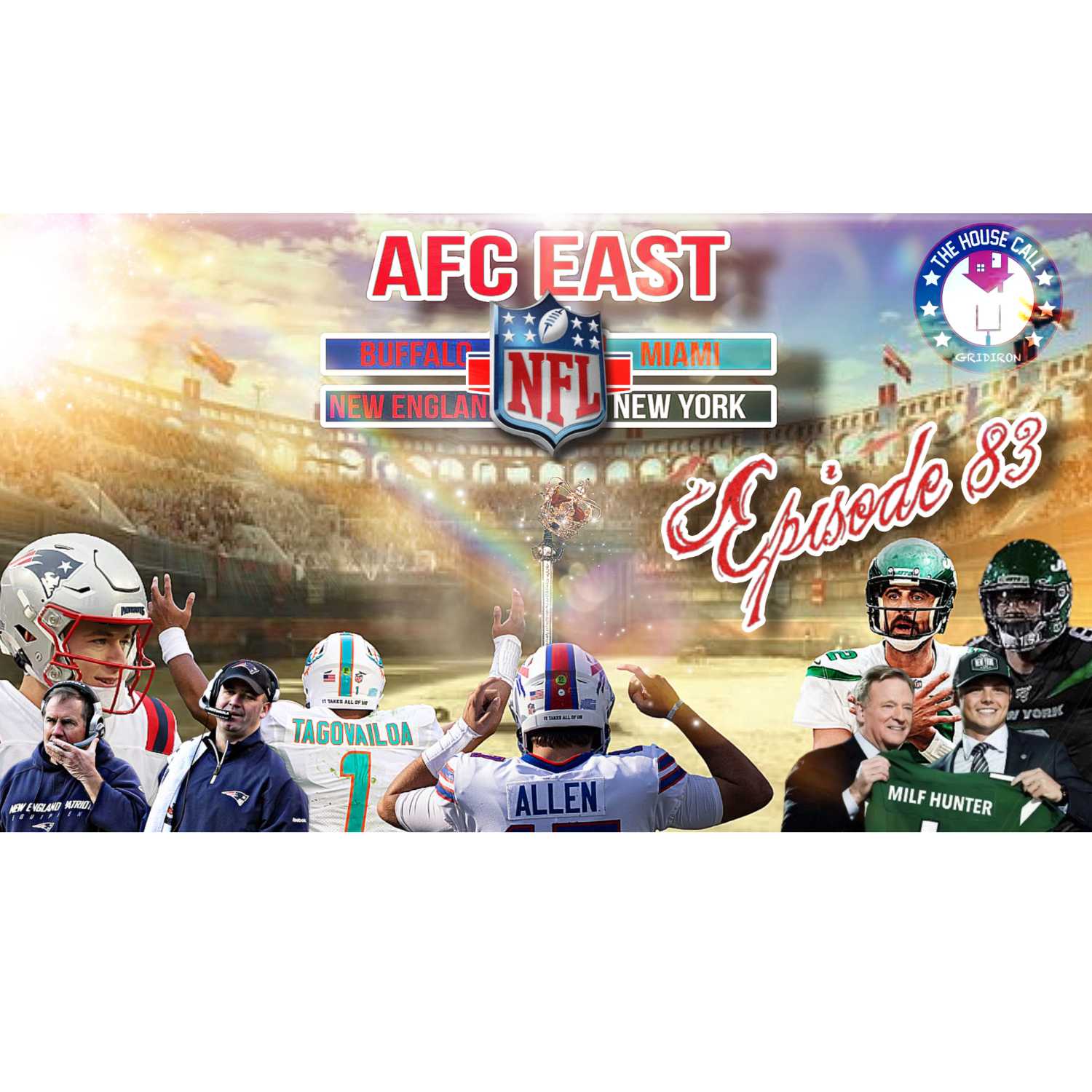 NFL 2023 Who takes the AFC east crown episode artwork