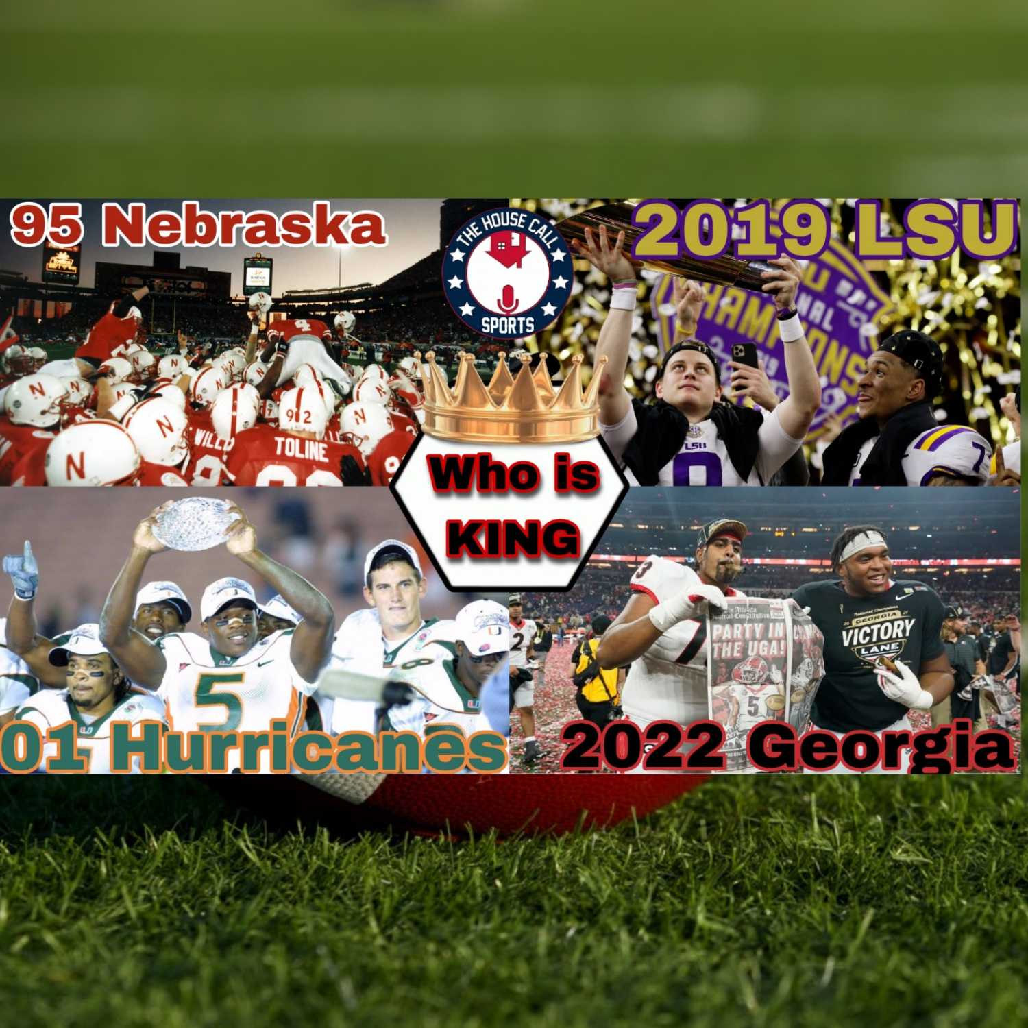 All Time Top Five NCAAF teams ever episode artwork