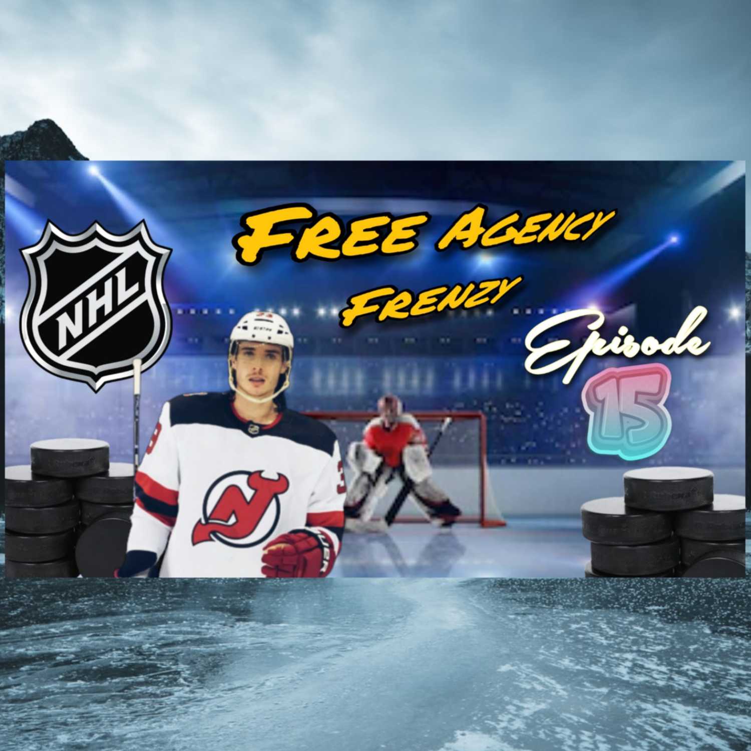 2023 NHL Free Agency Frenzy episode artwork