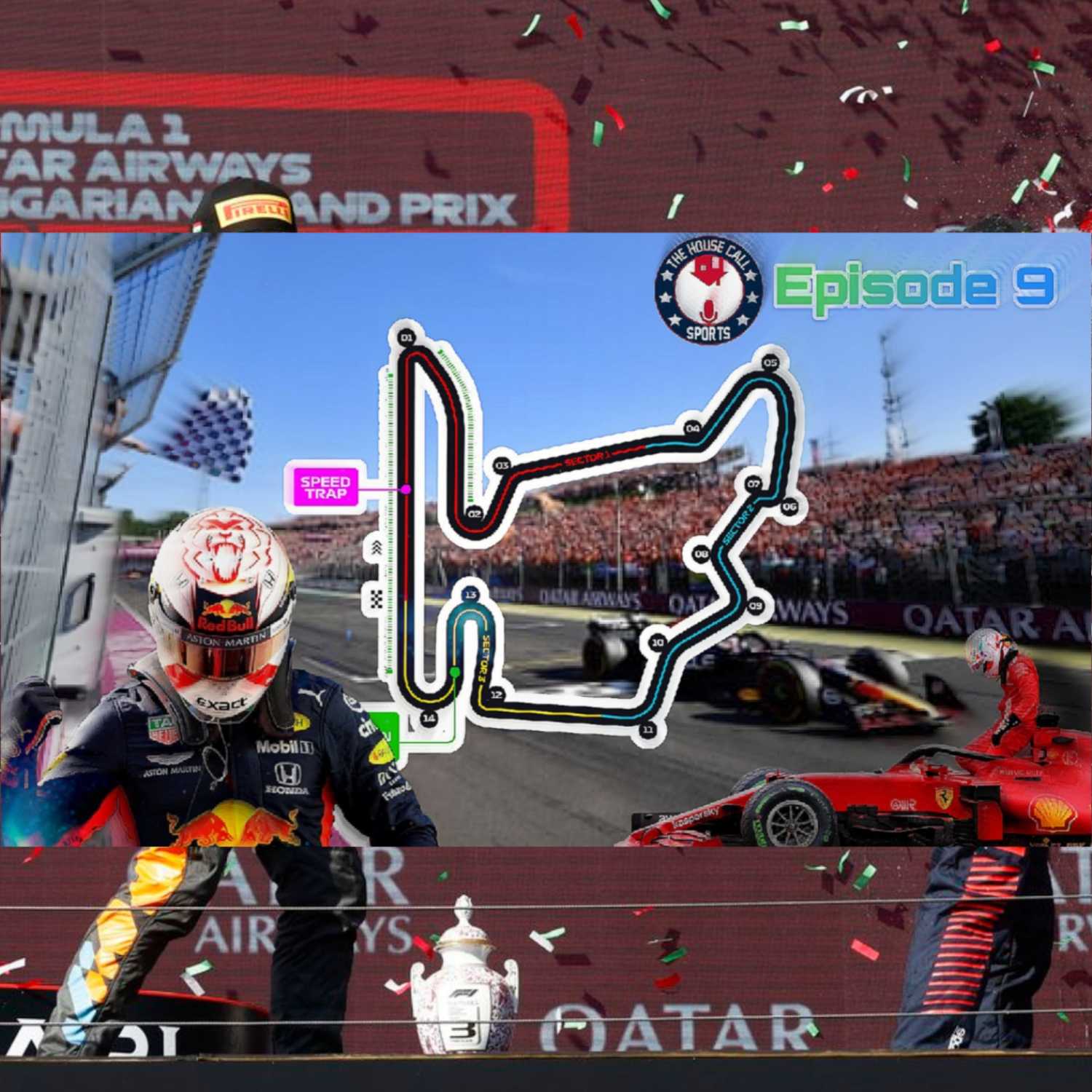 Review of The Hungarian Grand Prix as well as a look towards Belgium episode artwork