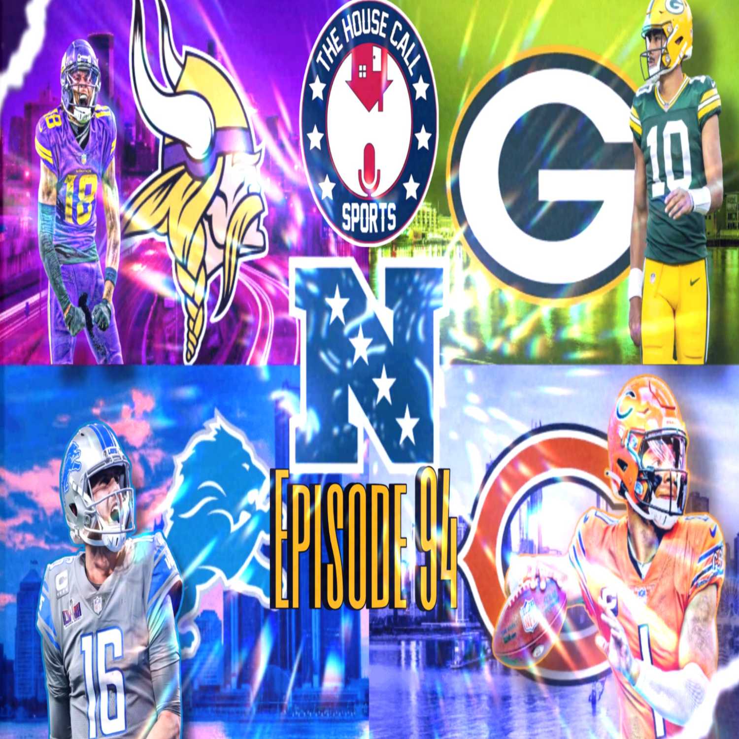 2023 NFC North Predictions and Preview. Can Anyone Dethrone the Vikings episode artwork