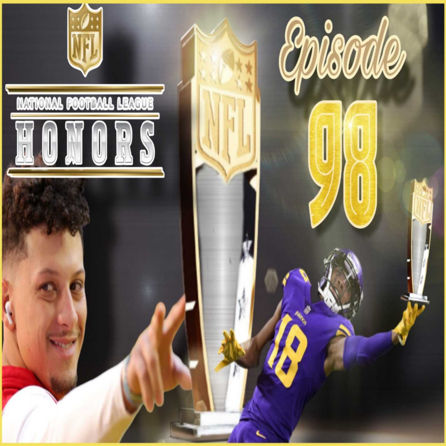 2023 NFL Awards and Way Too Early Super Bowl Prediction episode artwork