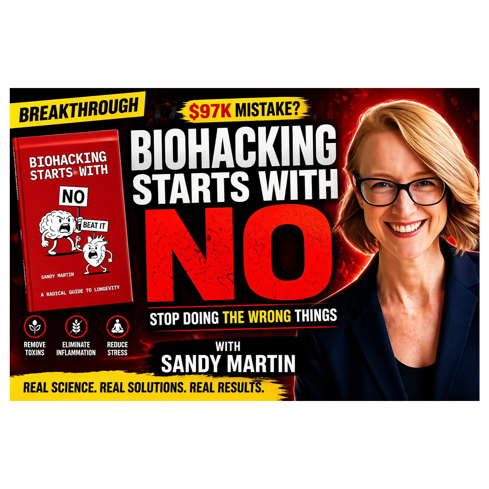 Biohacking Starts with NO: A Radical Guide to Longevity with Sandy Martin  