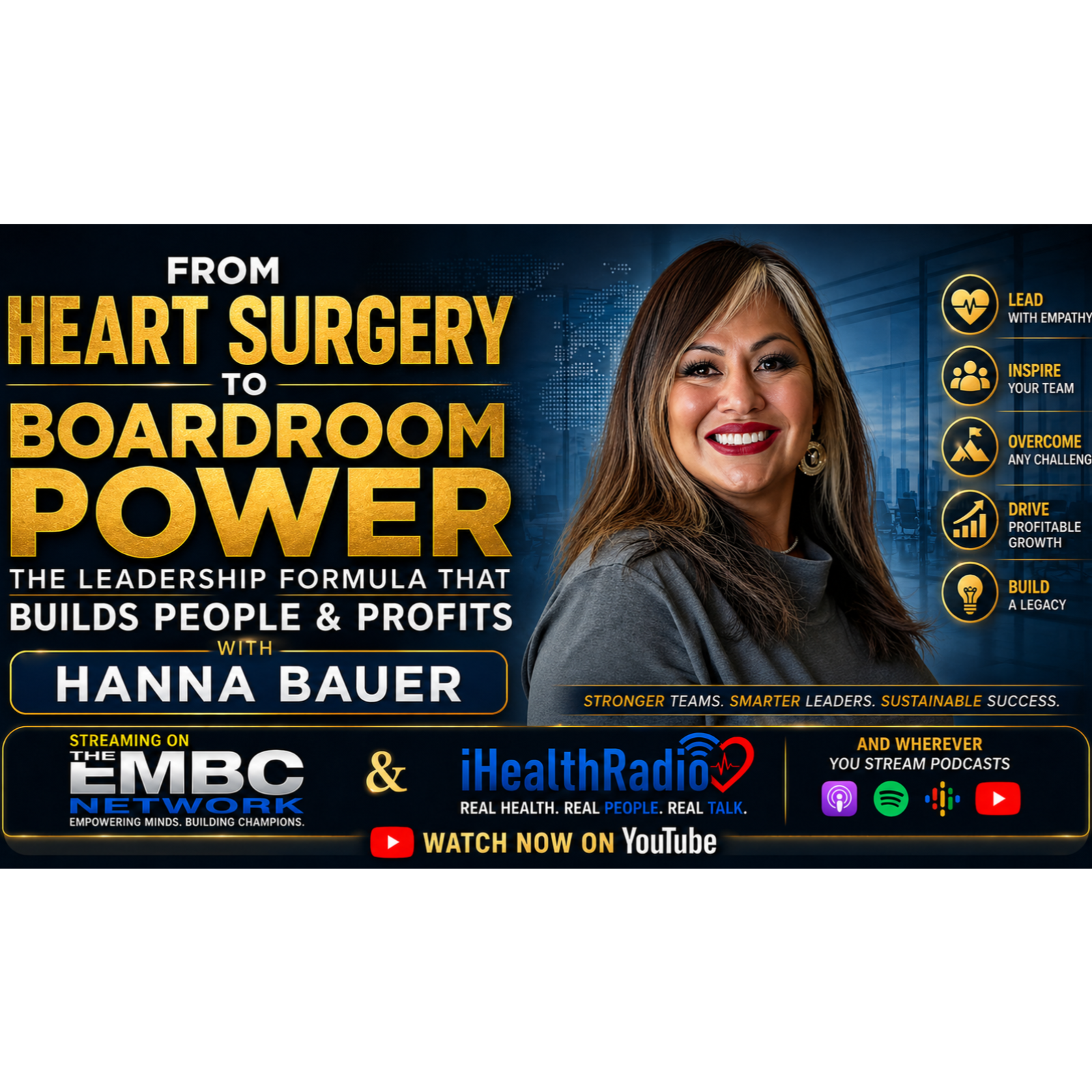 From Heart Surgery to Boardroom Power The Leadership Formula That Builds People & Profits with Hanna Bauer