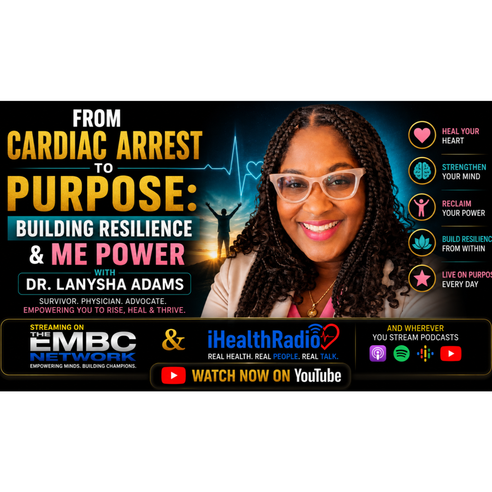 From Cardiac Arrest to Purpose: Building Resilience & Me Power with Dr. LaNysha Adams