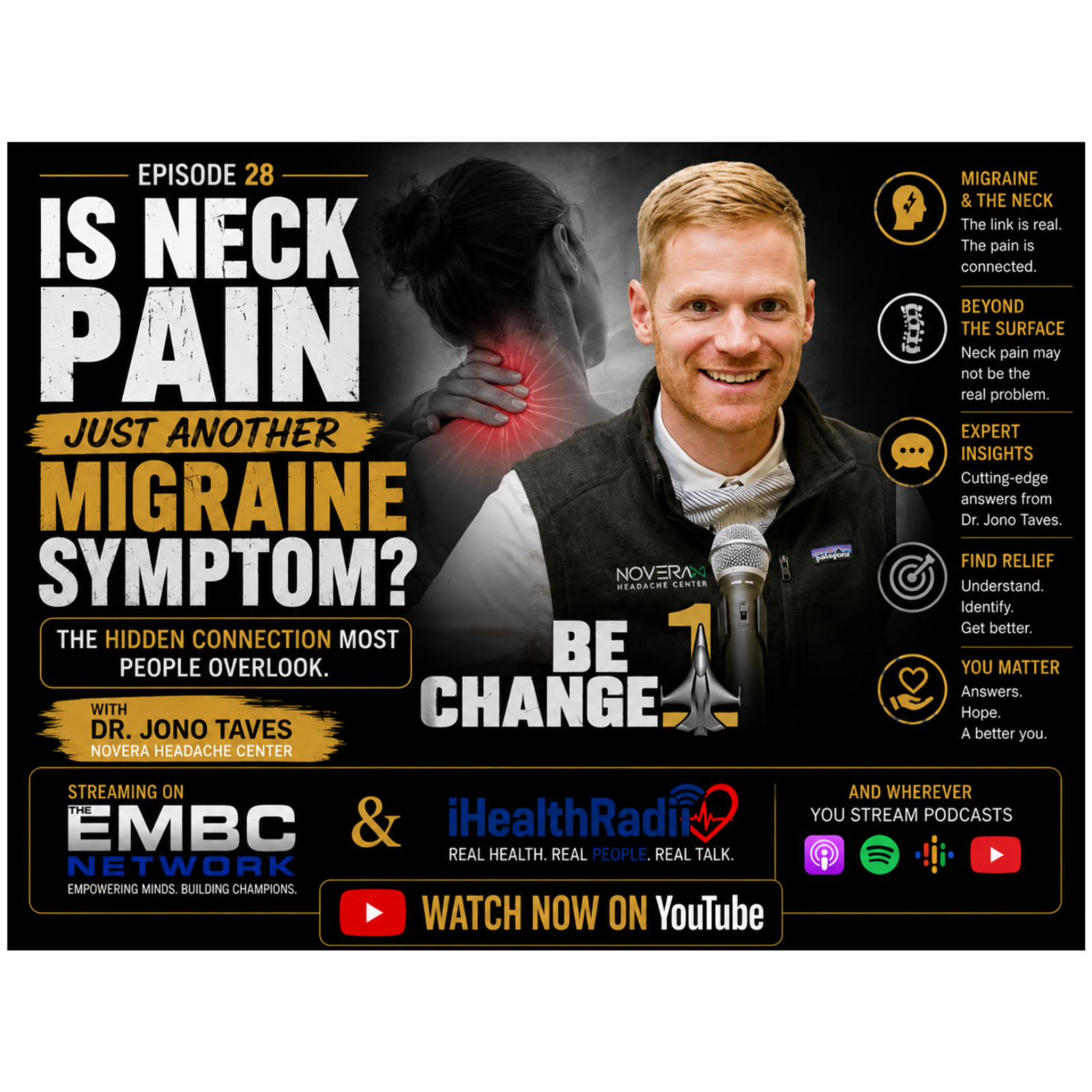 Episode 186: Is Neck Pain Just Another Migraine Symptom? 