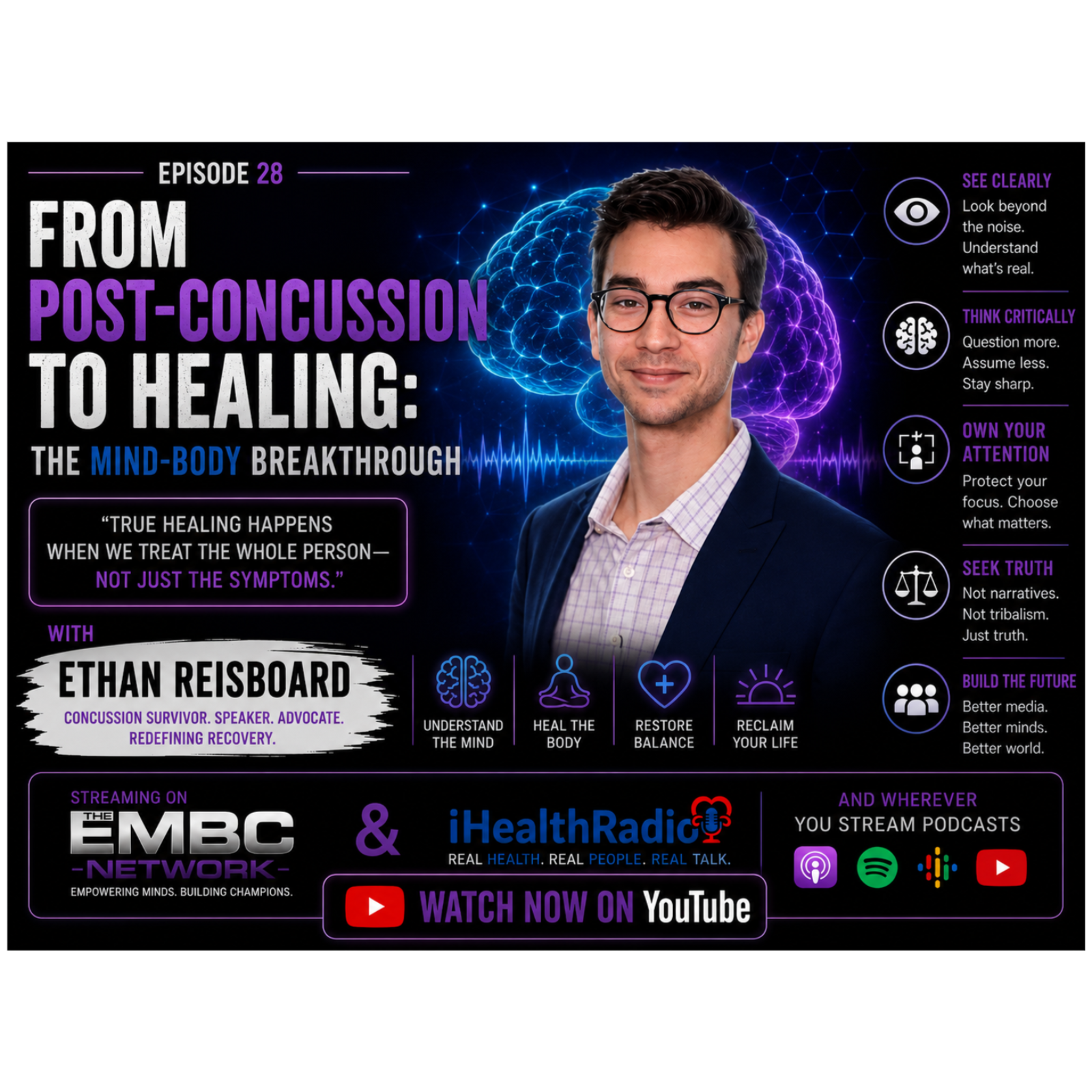 From Post-Concussion to Healing The Mind-Body Breakthrough with Ethan Reisboard