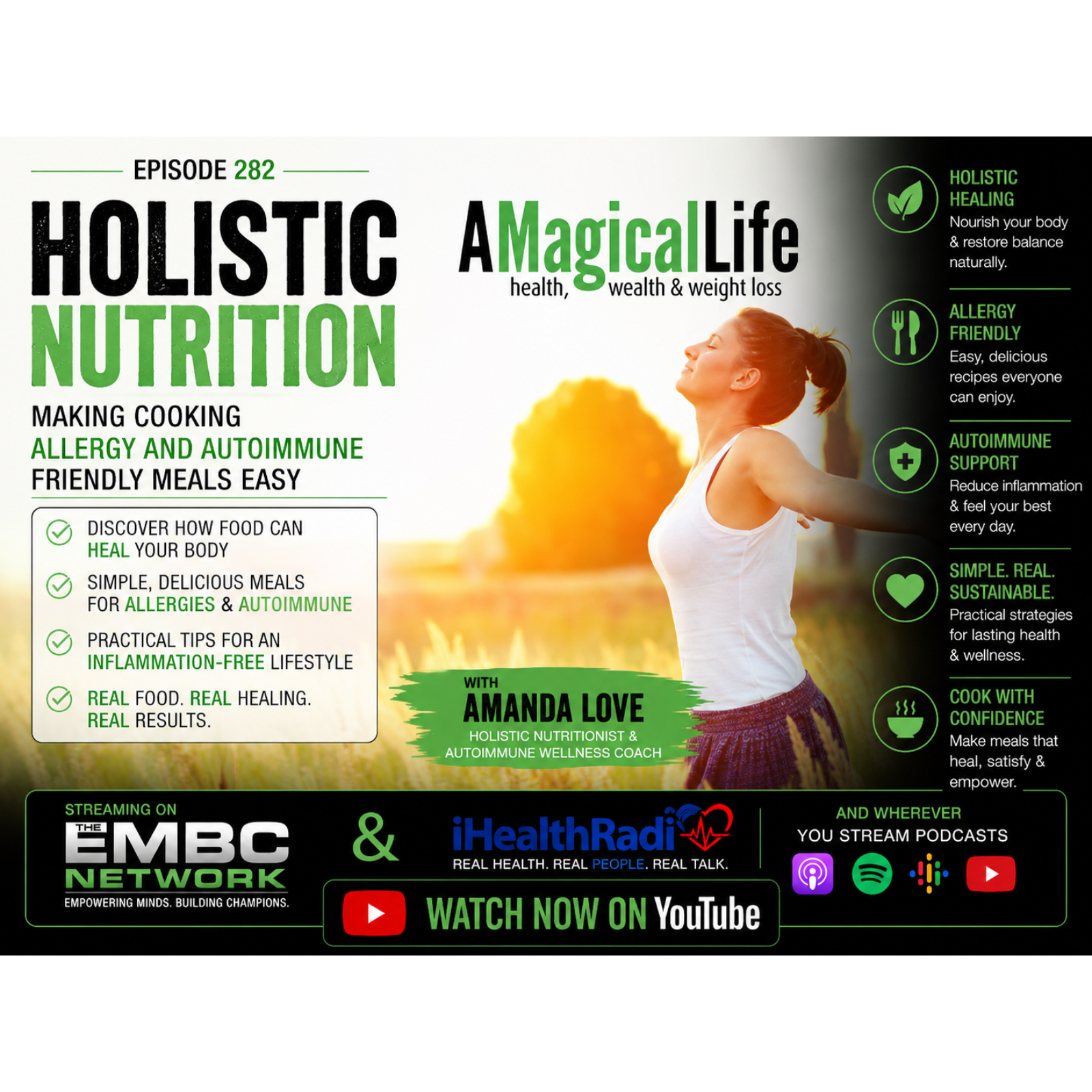 Holistic Nutrition - Making Cooking Allergy and Autoimmune Friendly Meals Easy with Amanda Love  