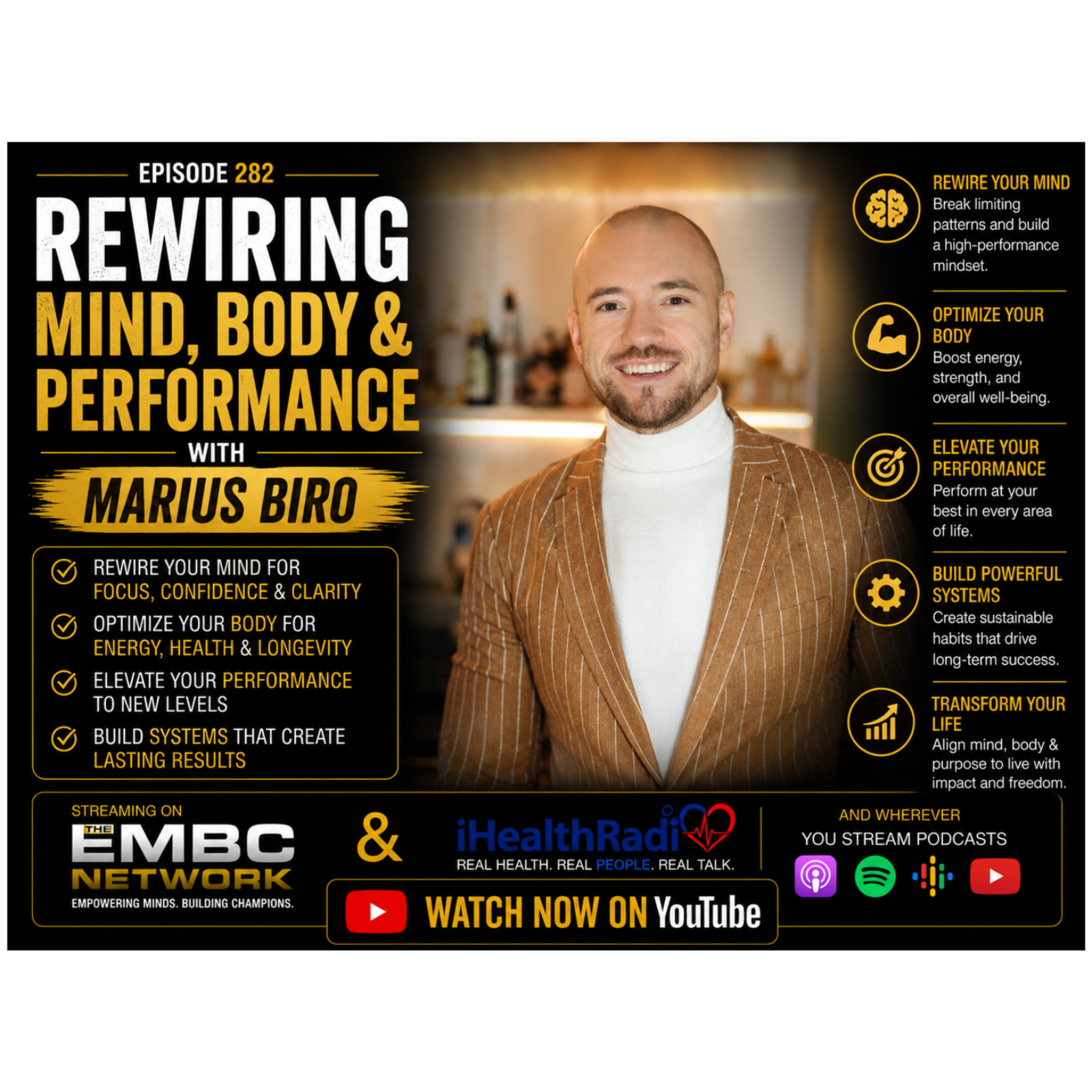 Rewiring Mind, Body & Performance with Marius Biro 