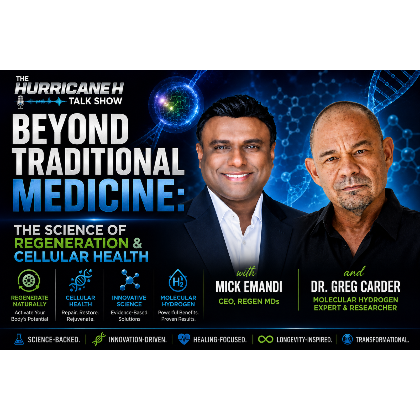 Beyond Traditional Medicine: The Science of Regeneration & Cellular Health with CEO Mick Emandi and Dr. Greg Carder