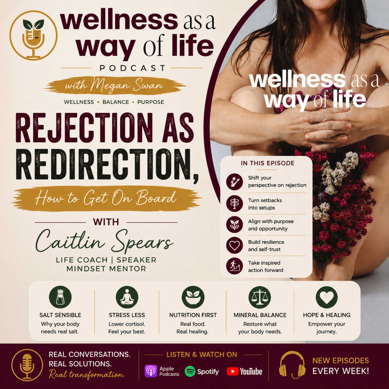 Rejection As Redirection, How to Get On Board with Caitlin Spears episode artwork