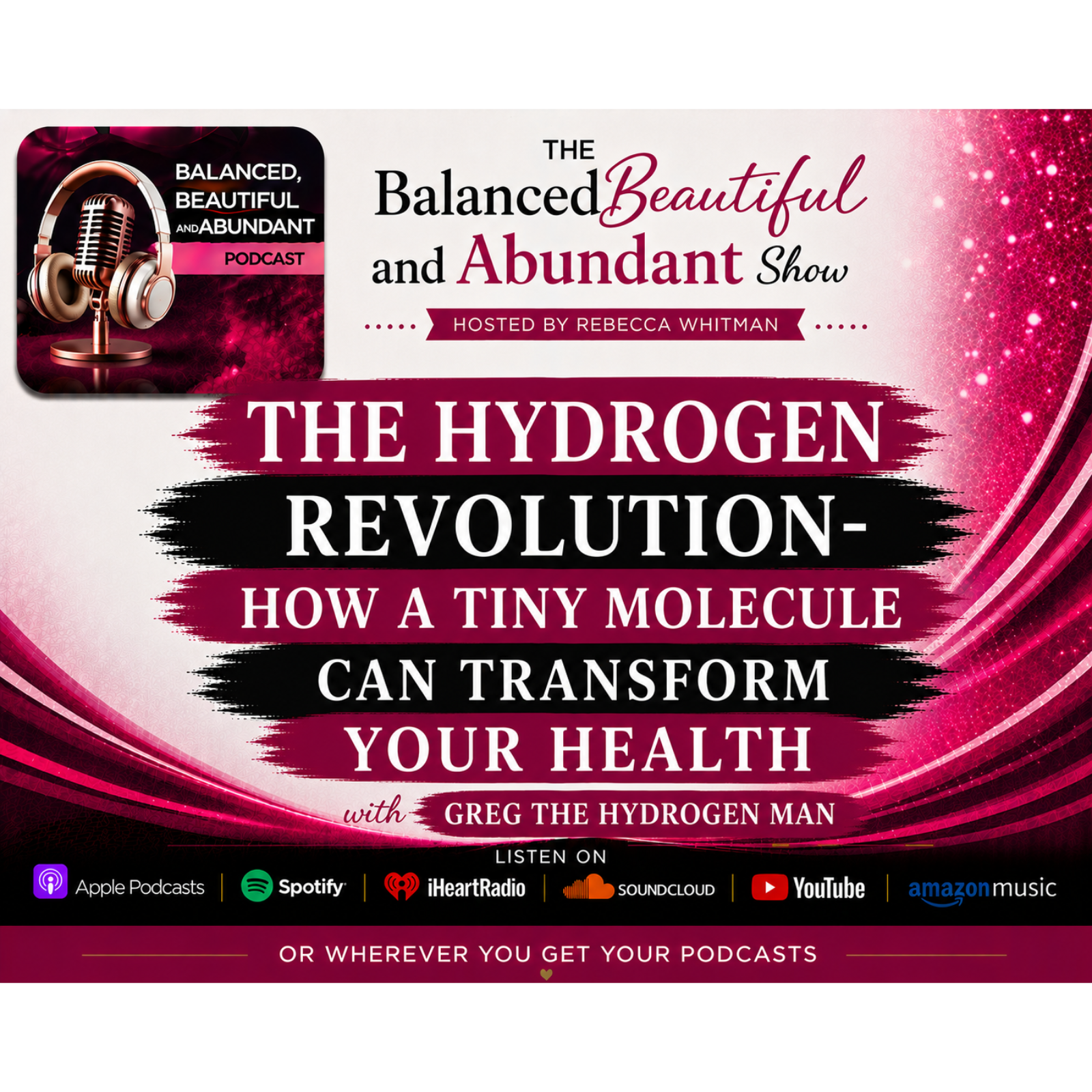 The Hydrogen Revolution- How a Tiny Molecule Can Transform Your Health with Greg The Hydrogen Man episode artwork
