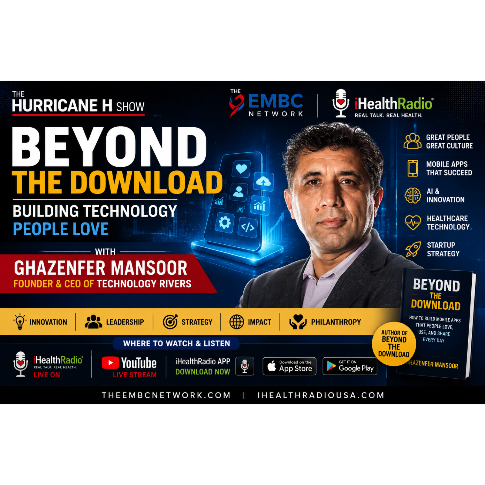 Beyond the Download Building Technology People Love with Ghazenfer Mansoor  episode artwork