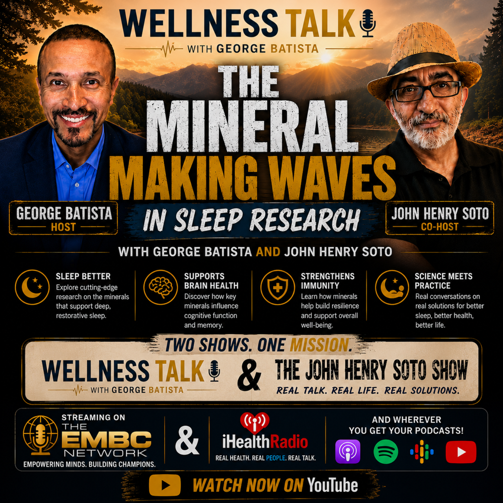 The Mineral Making Waves in Sleep Research with George Batista and John Henry Soto episode artwork