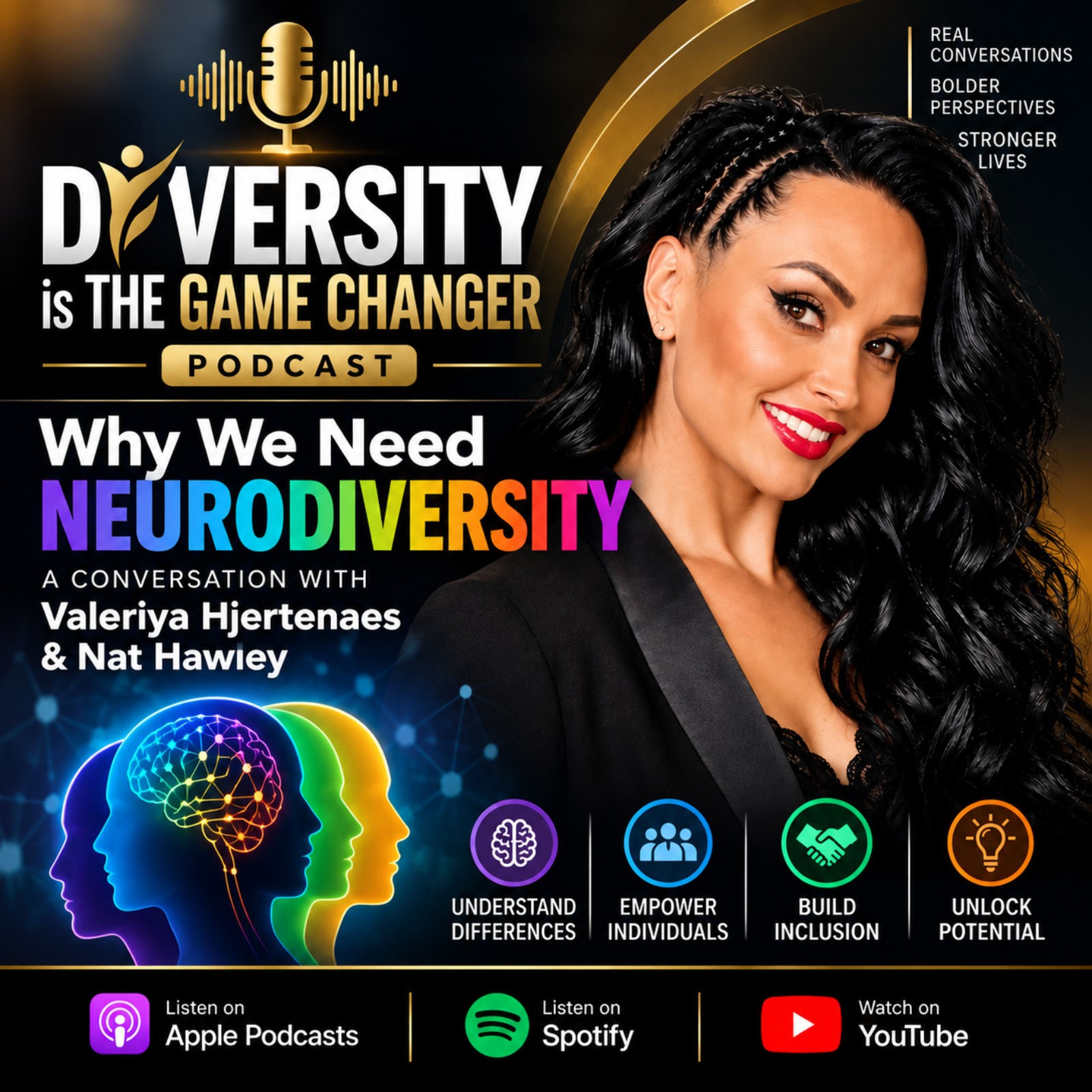 Why We Need NEURODIVERSITY conversation with Valeriya Hjertenaes Nat Hawley