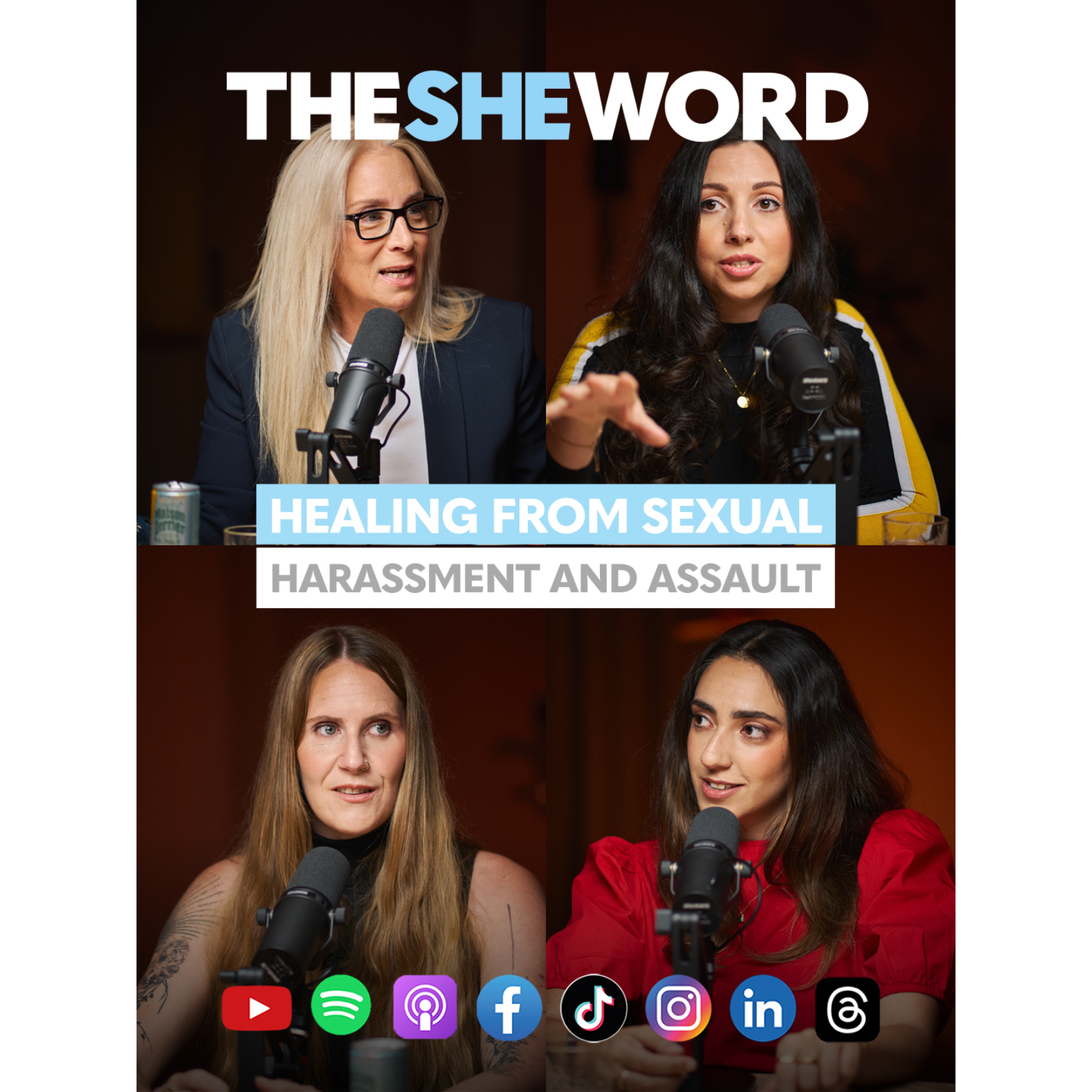 The SHE Word - Healing From Sexual Harassment and Assault episode artwork