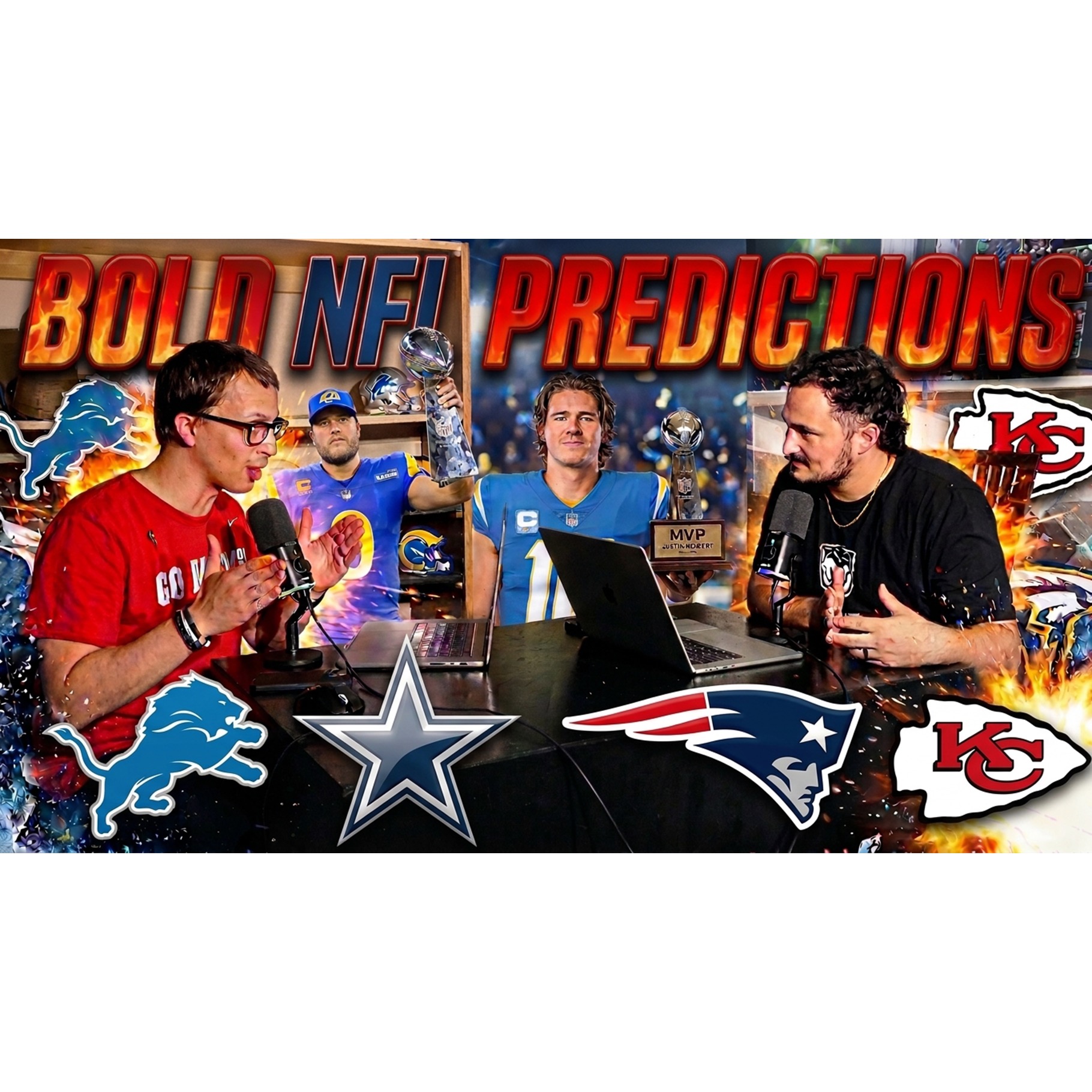 Our BOLDEST NFL Predictions + Most Iconic Characters Bracket episode artwork
