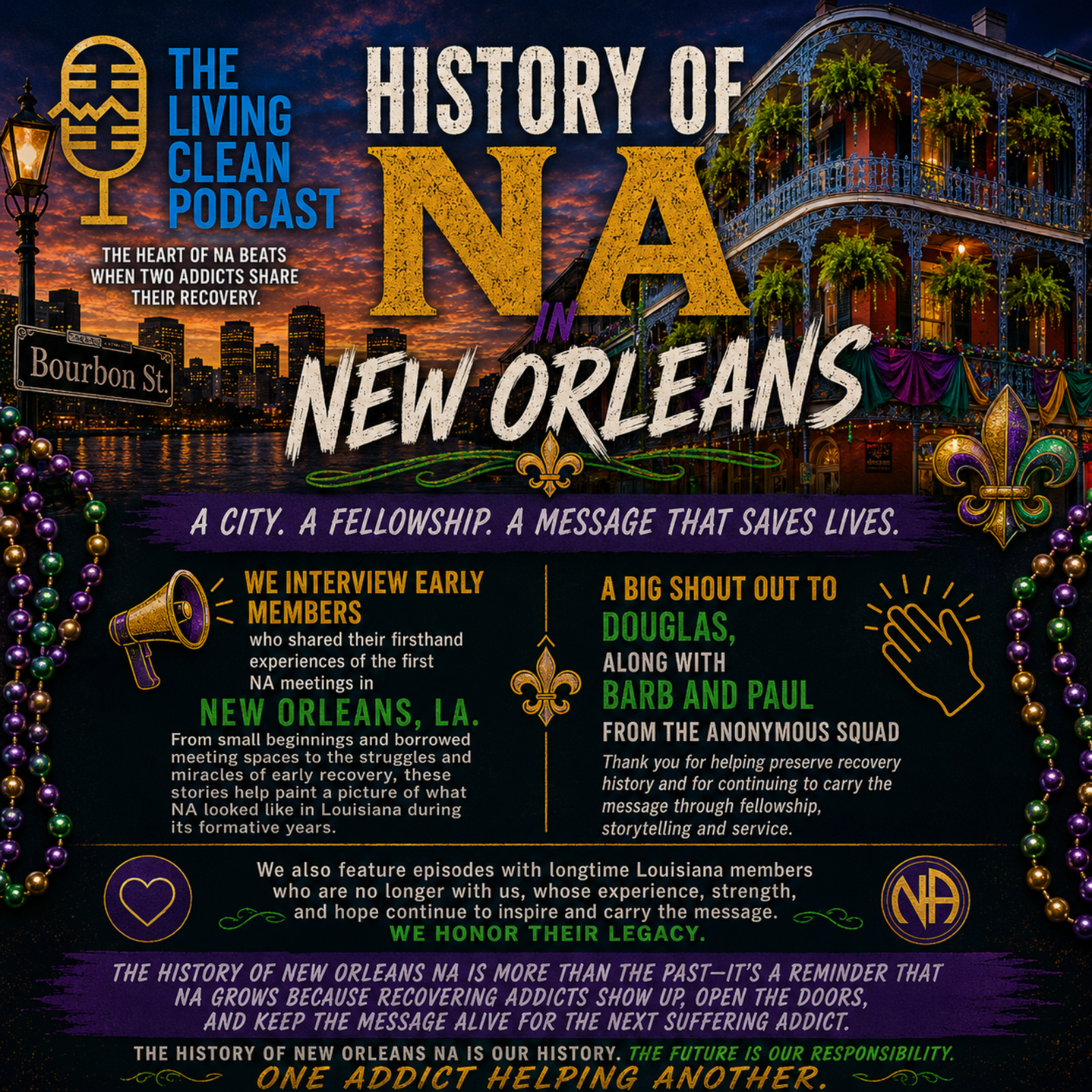 History of Narcotics Anonymous in New Orleans, Louisiana