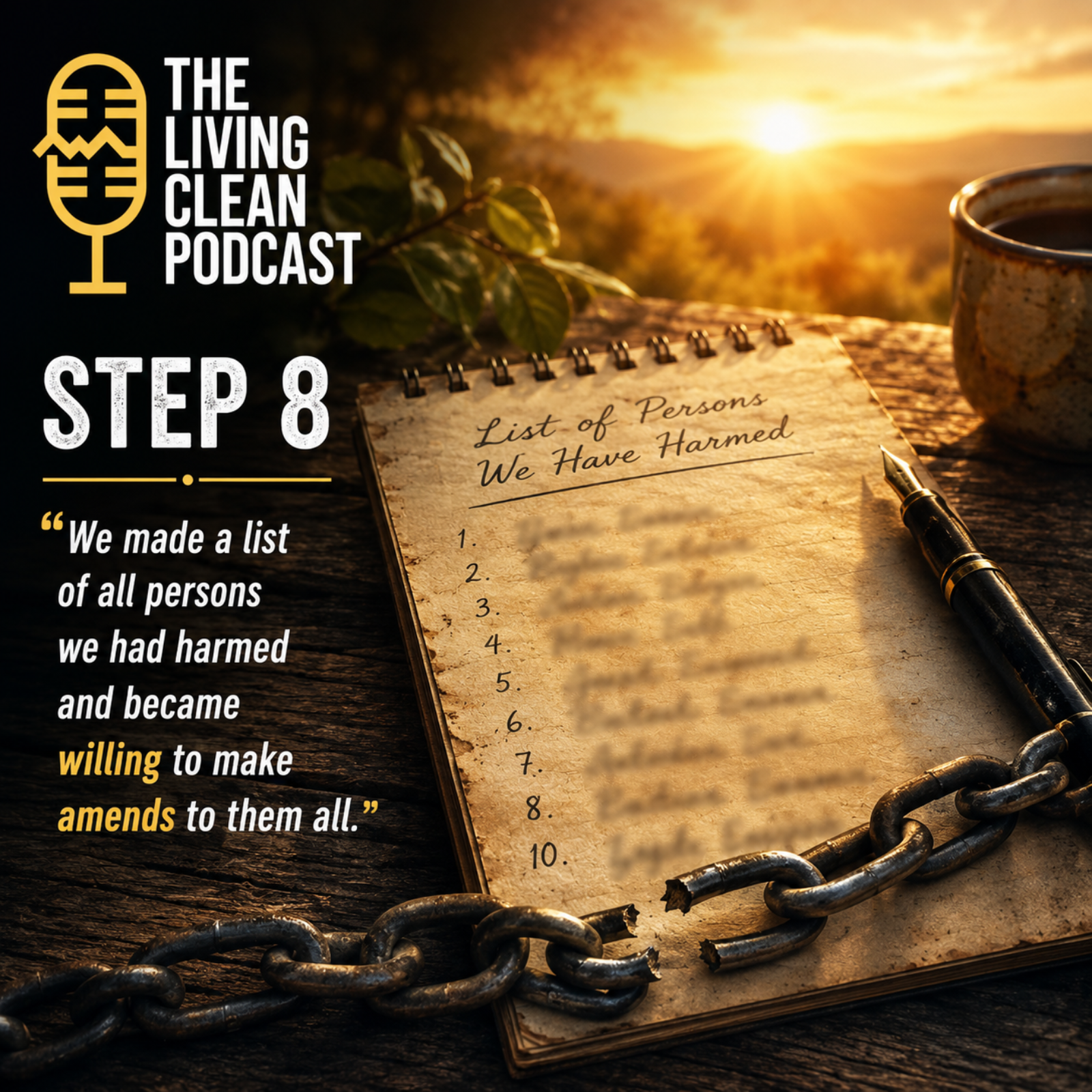Step Eight: We Made a List of All Persons We Had Harmed and Became Willing to Make Amends to Them All