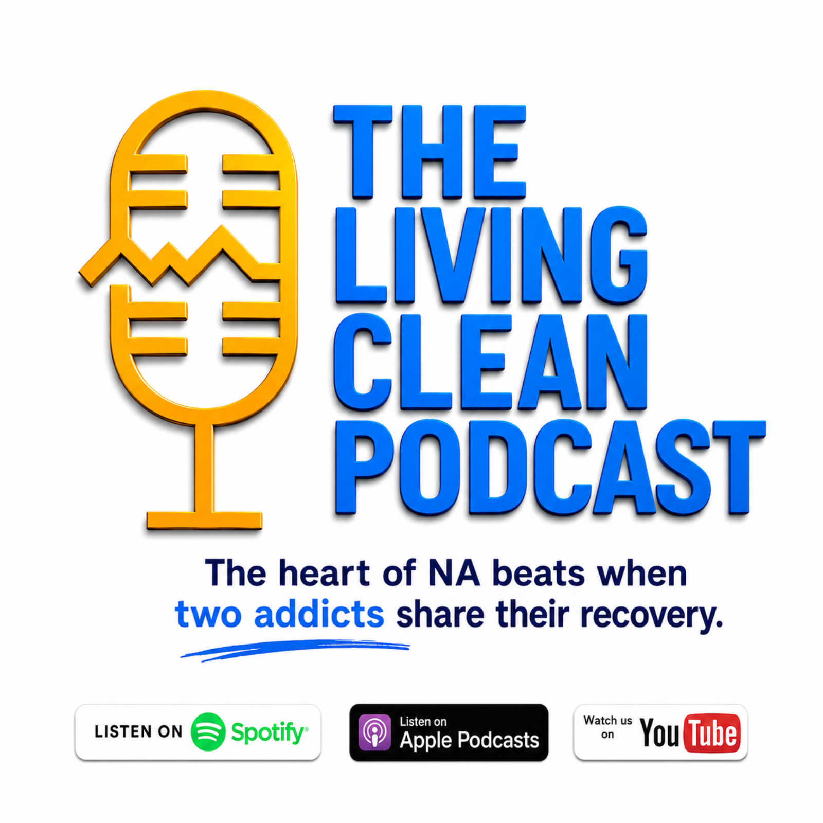 The Living Clean Podcast podcast artwork