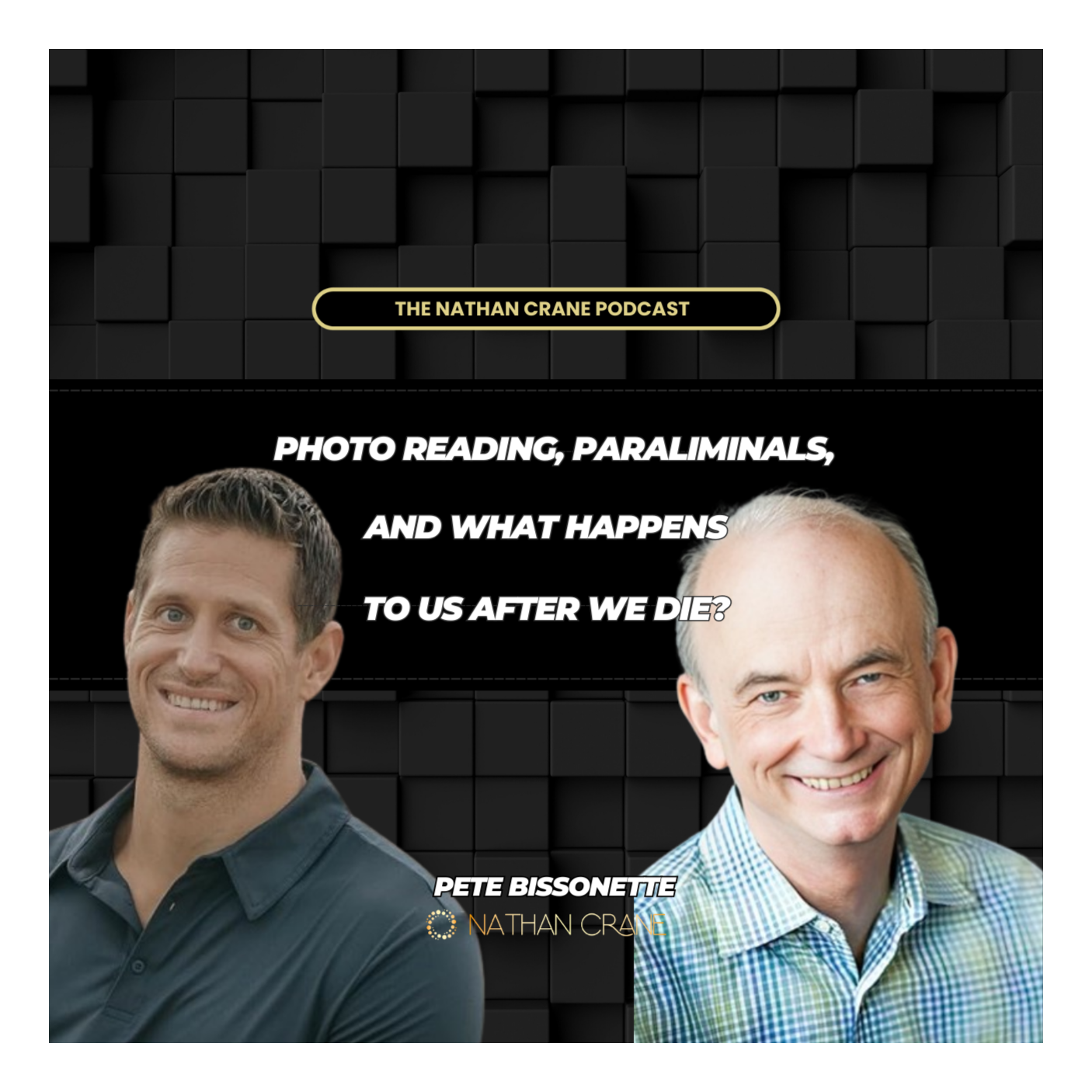 Photo Reading, Paraliminals and what happens to us after we die? Pete Bissonette | Nathan Crane Podcast