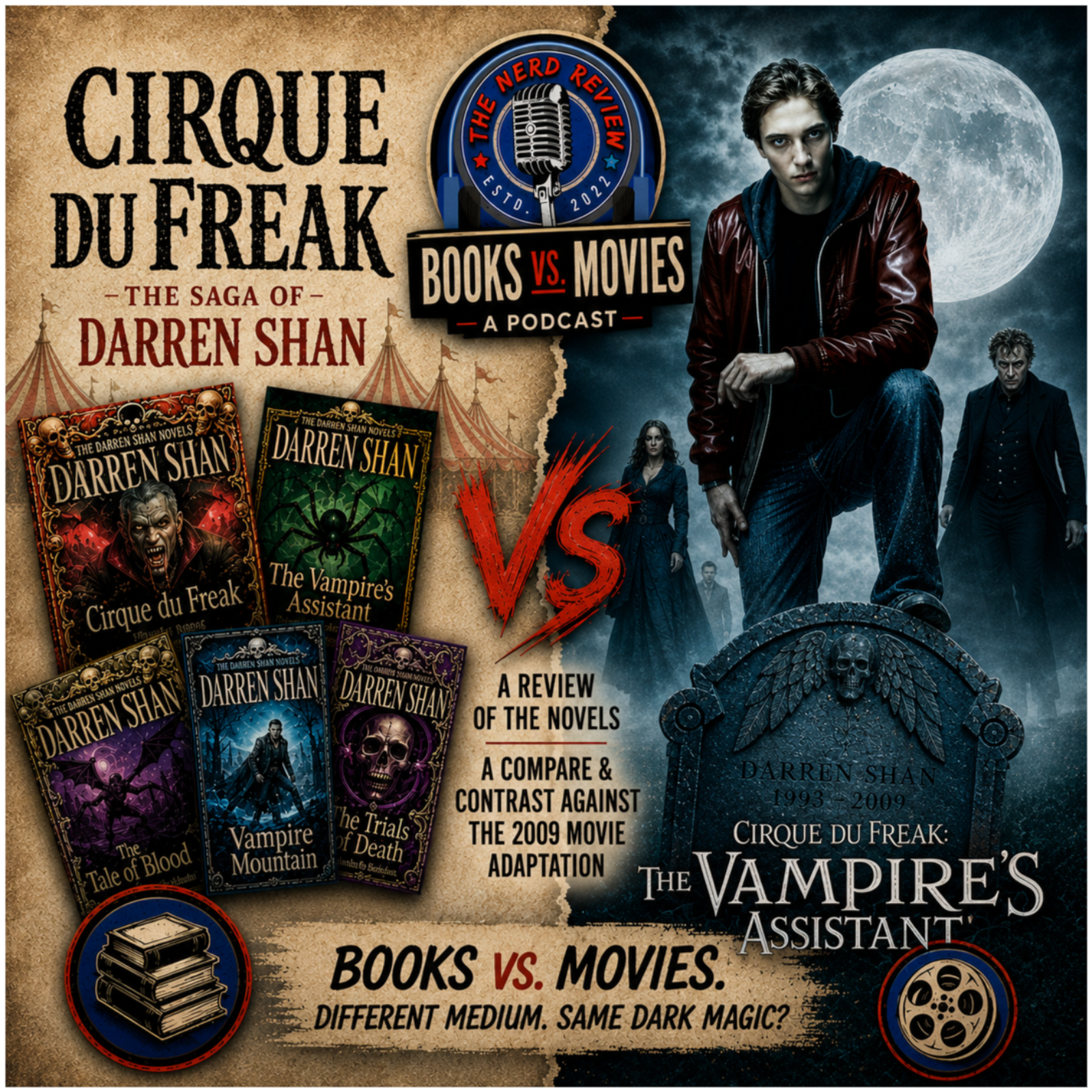 The Nerd Review of Darren Shan : Cirque Du Freak episode artwork