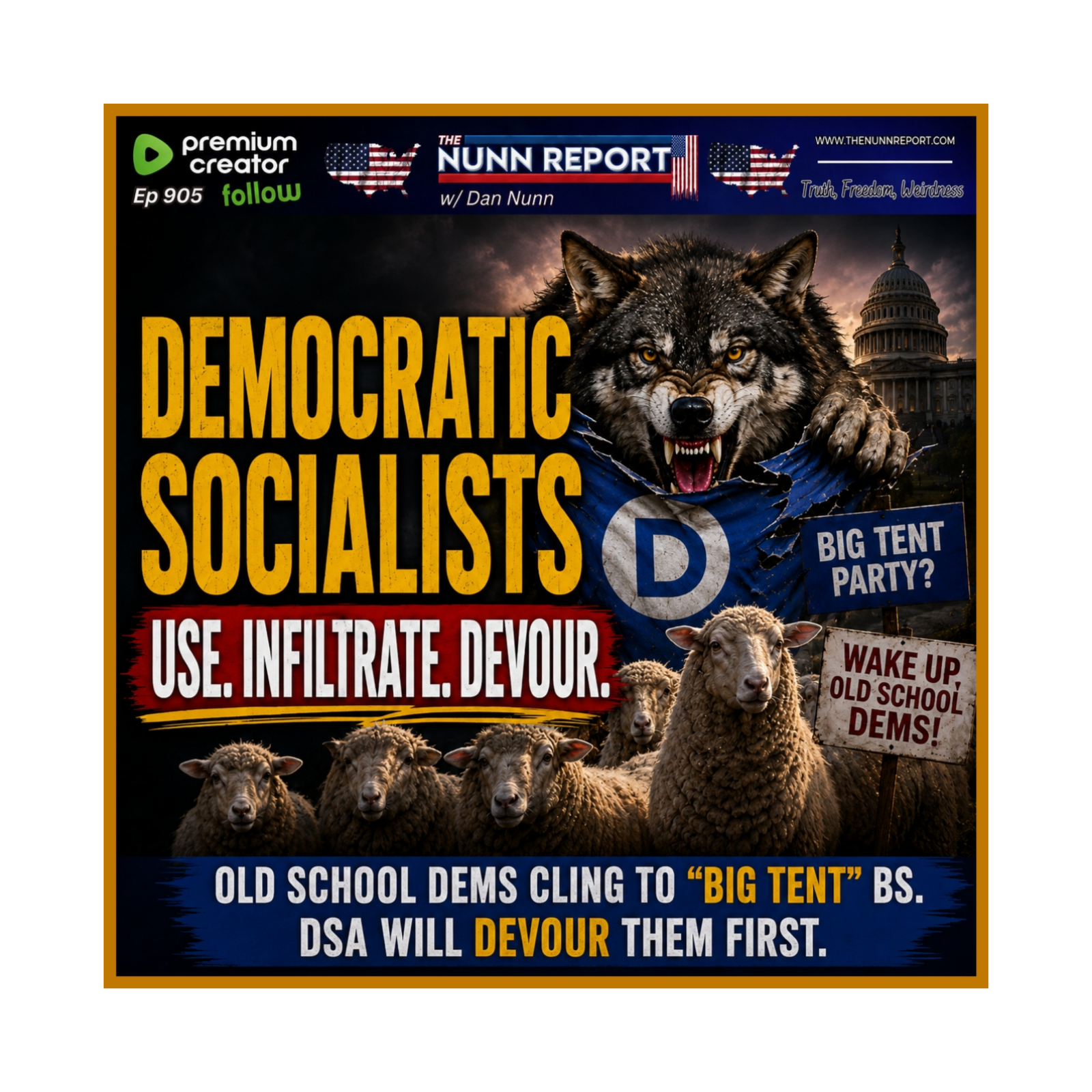 Democratic Socialists: Use. Infiltrate. Devour. | SCOTUS Delivers America Wins episode artwork