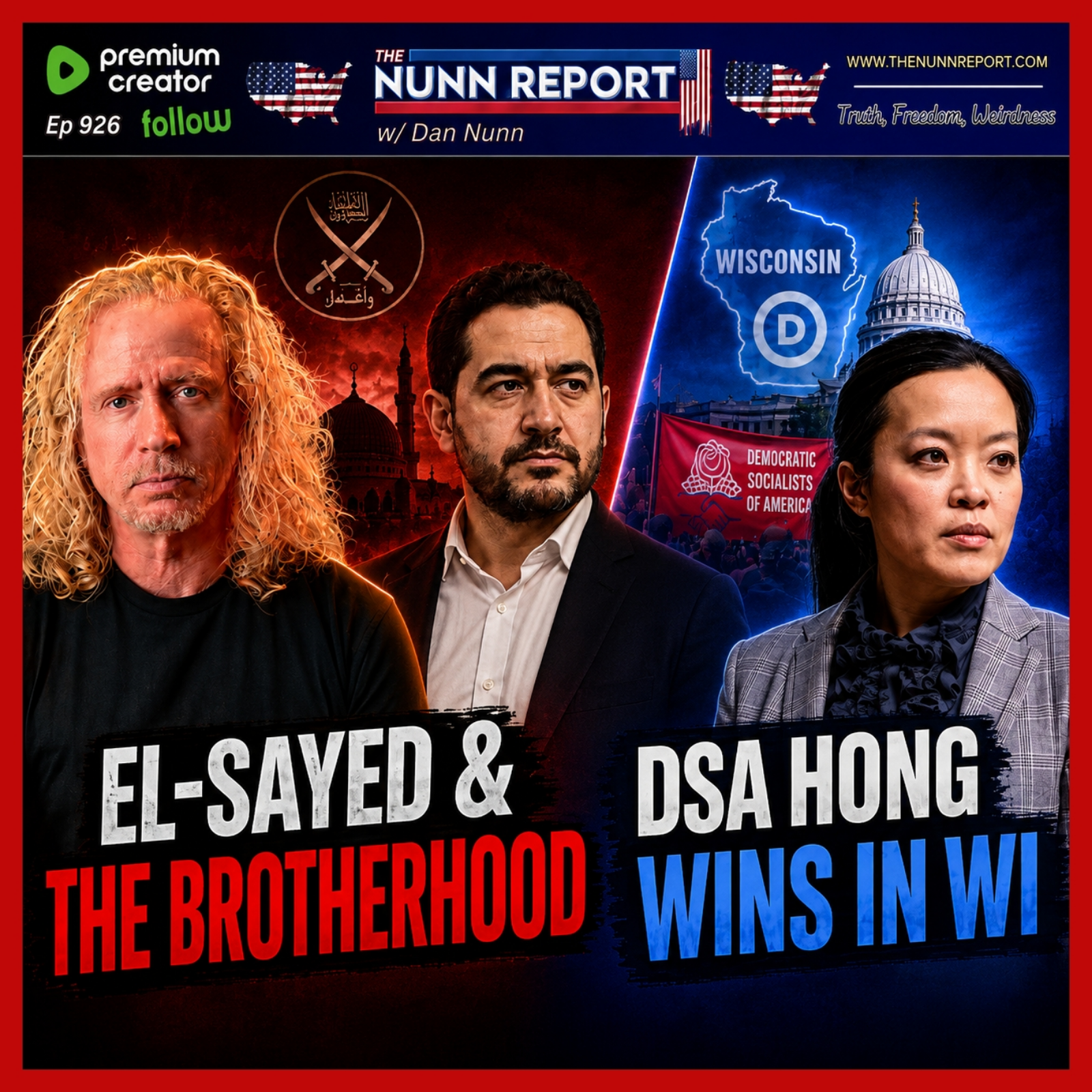 DSA on the March | El-Sayed & Muslim Brotherhood | Talarico Texan | WA Fire Update episode artwork