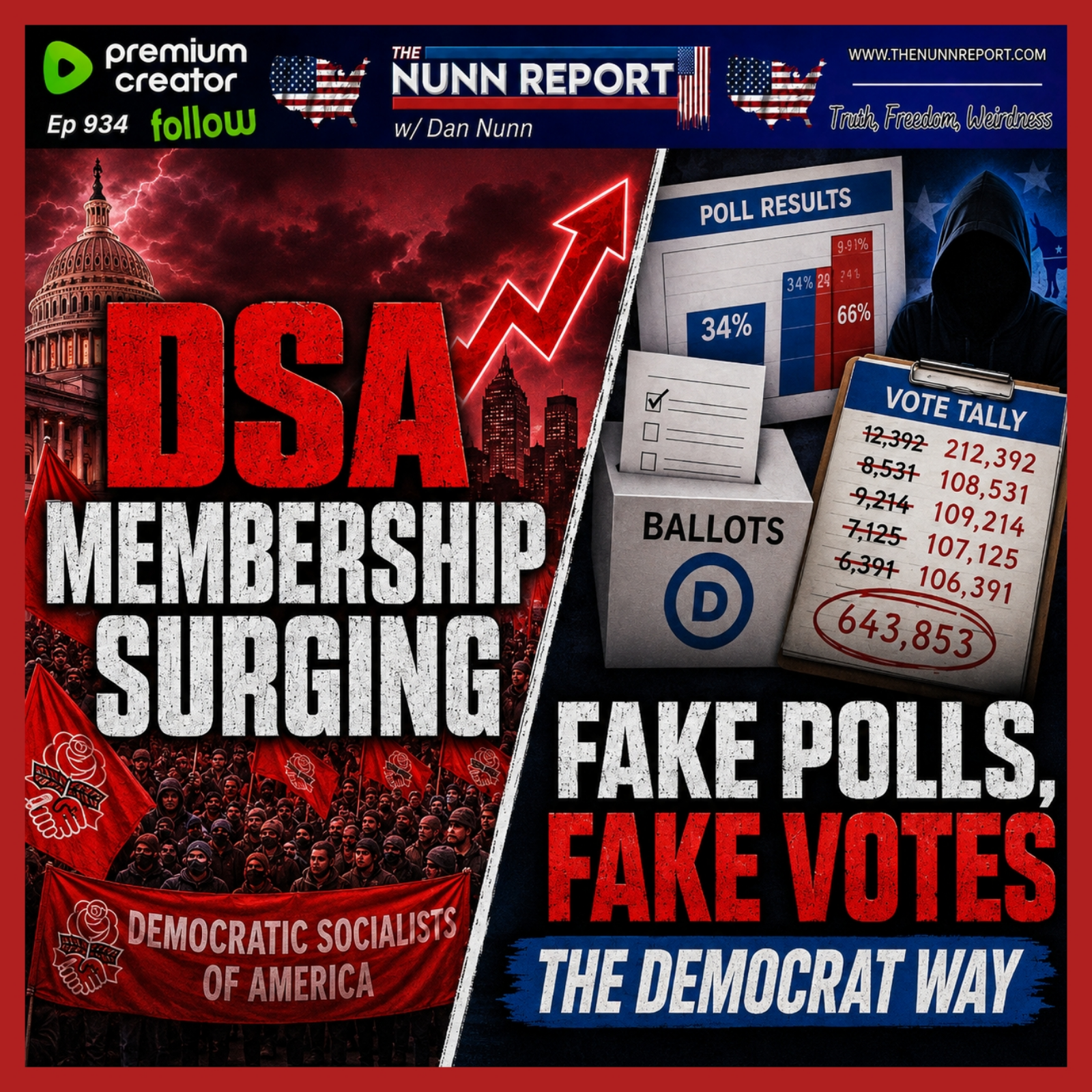 Fake Polls, Fake Votes: The Democrat Way | FL Primary Takes| Rise of the DSA episode artwork