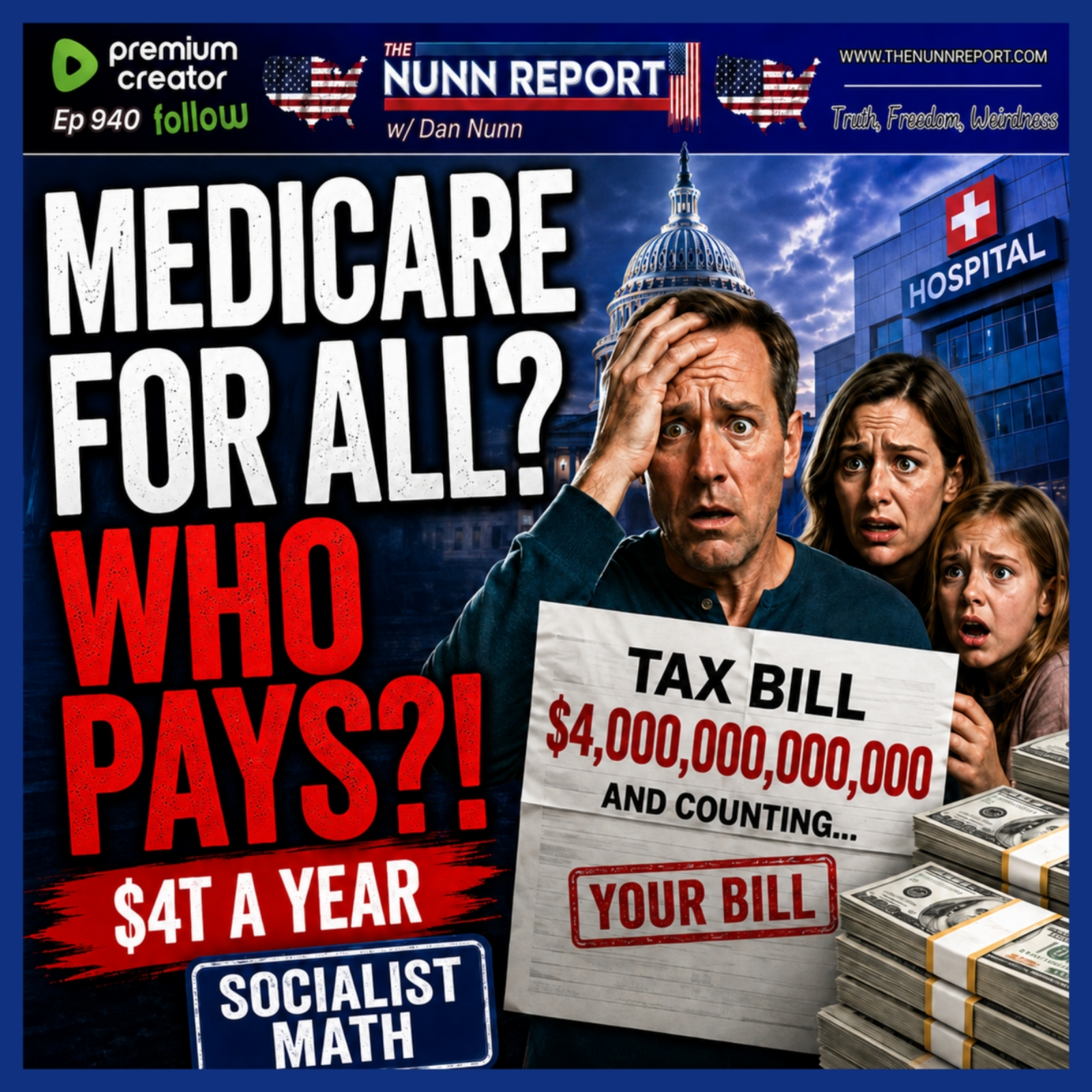Medicare for All? Show Me the Damn Math! | DA’s, Piker, & Left-Wing Absurdity episode artwork