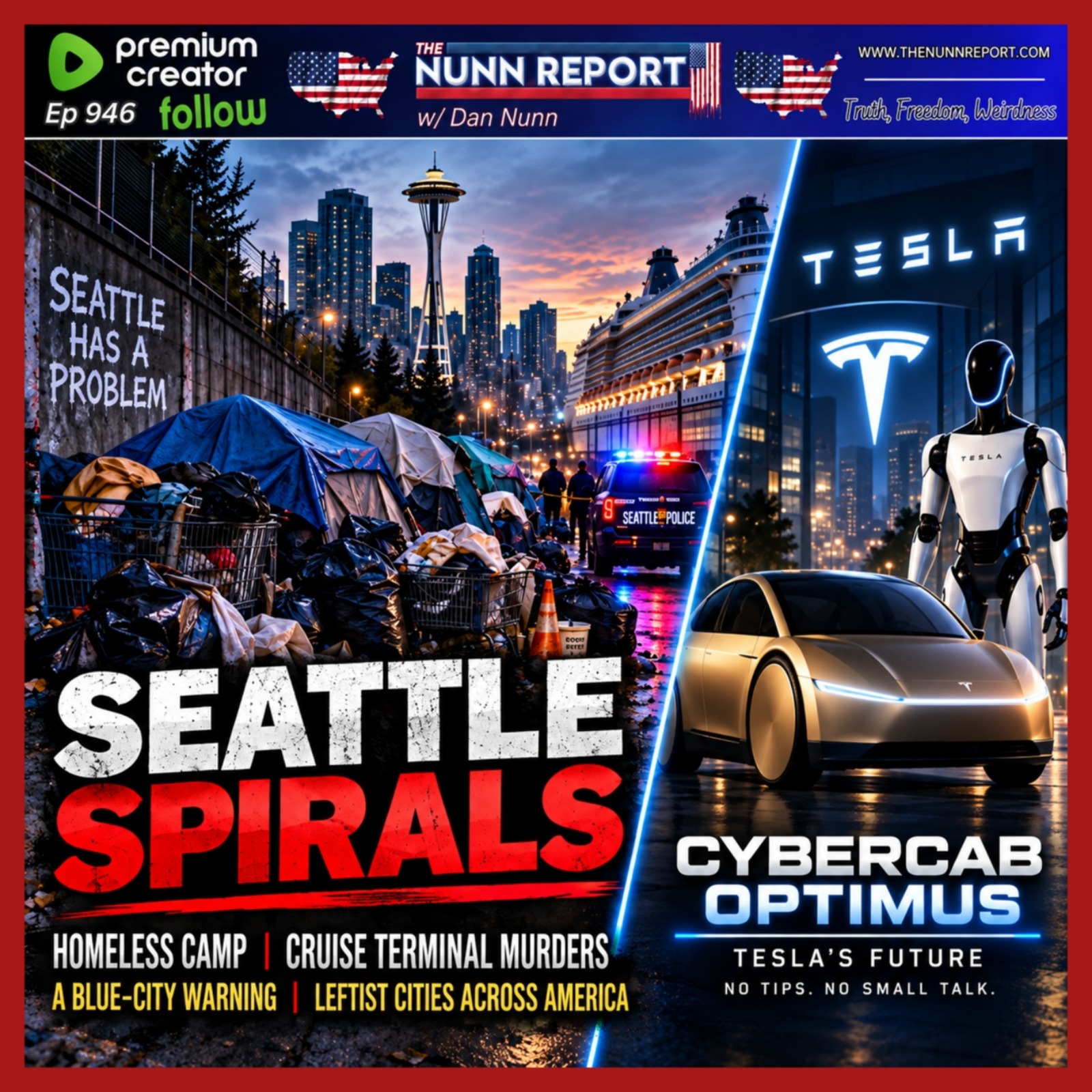 Seattle & Left Break Cities – Elon & Tesla Build the Future episode artwork