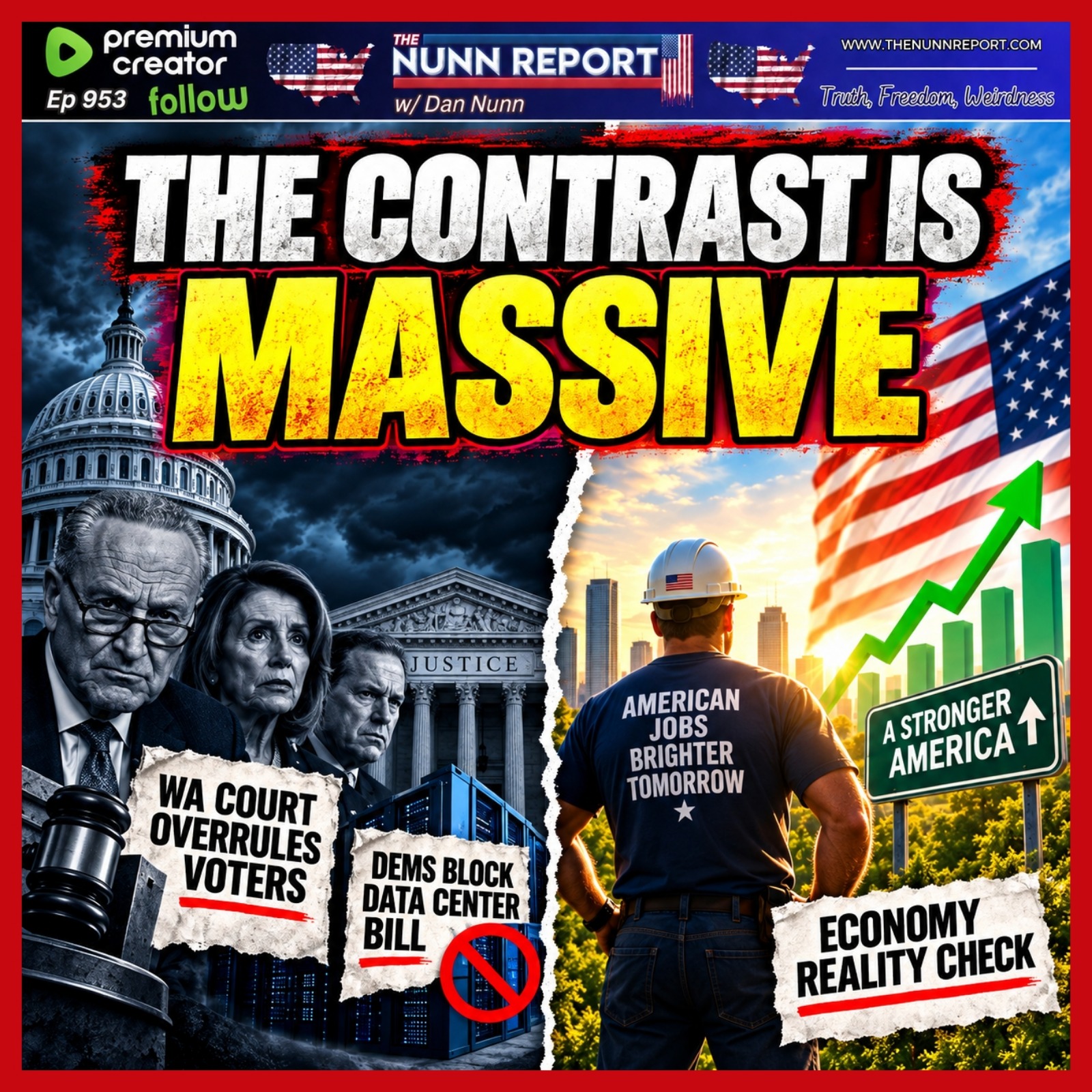 Open Borders & Redistribution vs Sanity; The Contrast is Massive! episode artwork