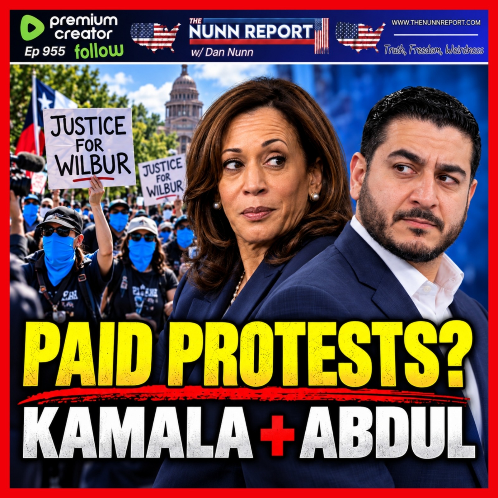 The Protest Machine is Back | So is Kamala Going Full Kamala with El-Sayed episode artwork