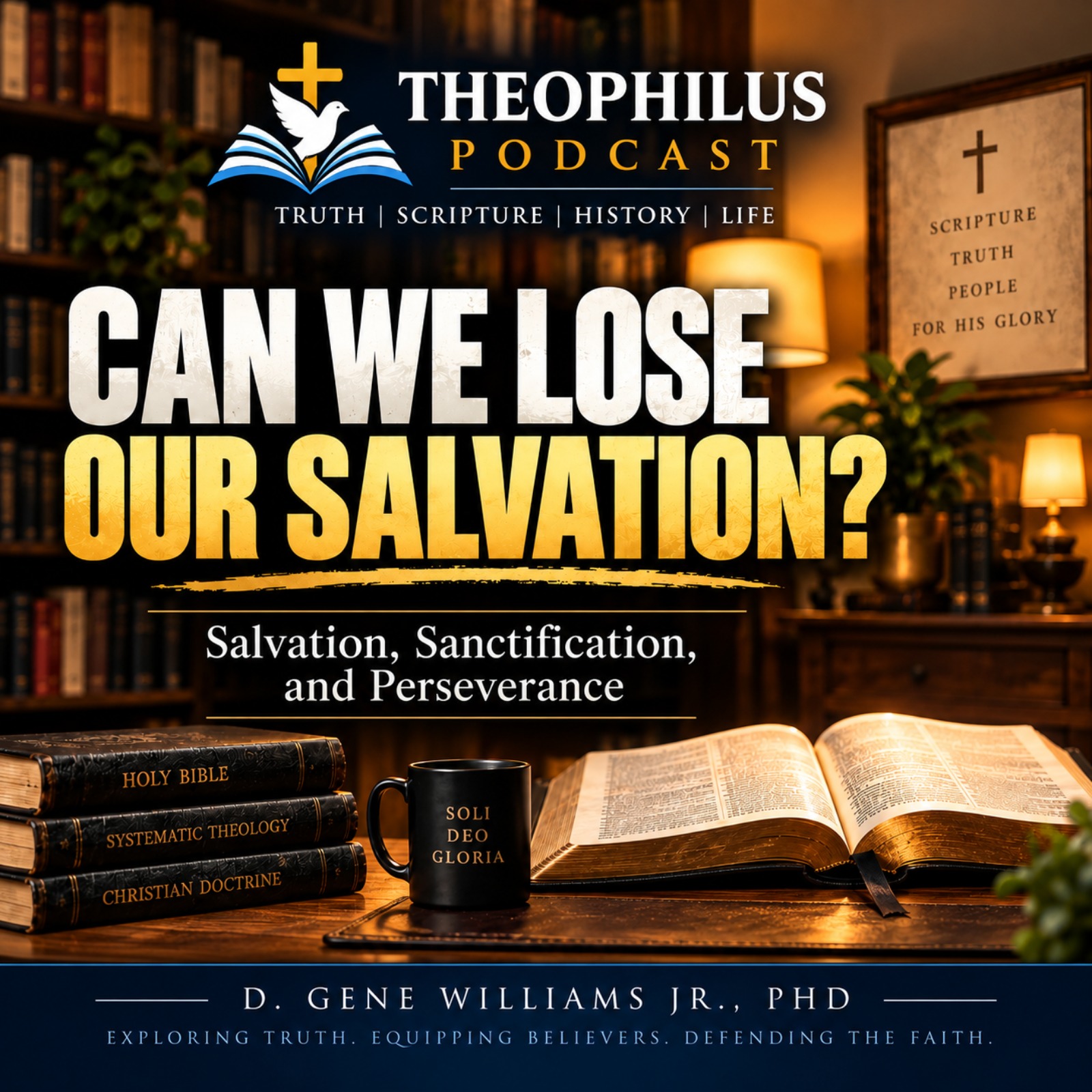 Theology and Doctrine, Episode 2: Salvation, Sanctification, and Perseverance: Can We Lose Our Salvation? episode artwork
