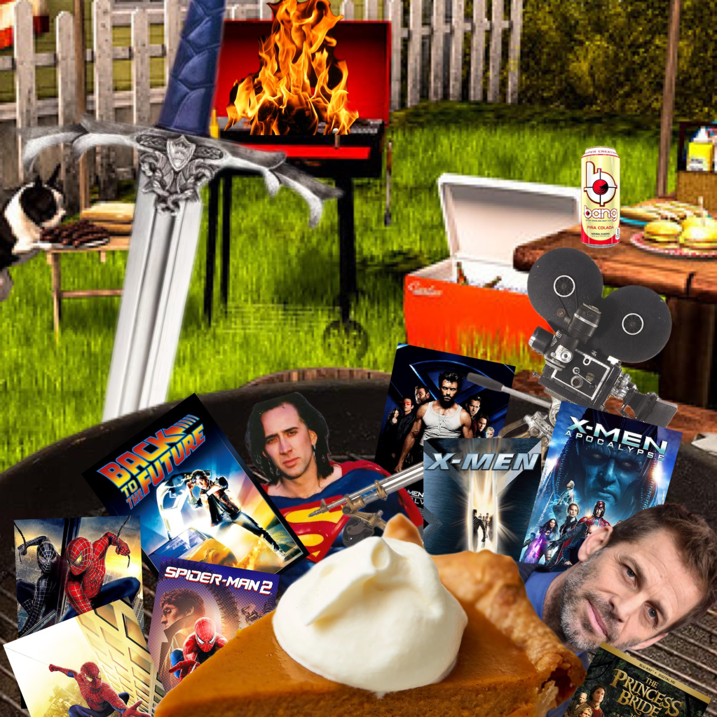 The Pie Guys Leave The BBQ Early To Go Play With Swords