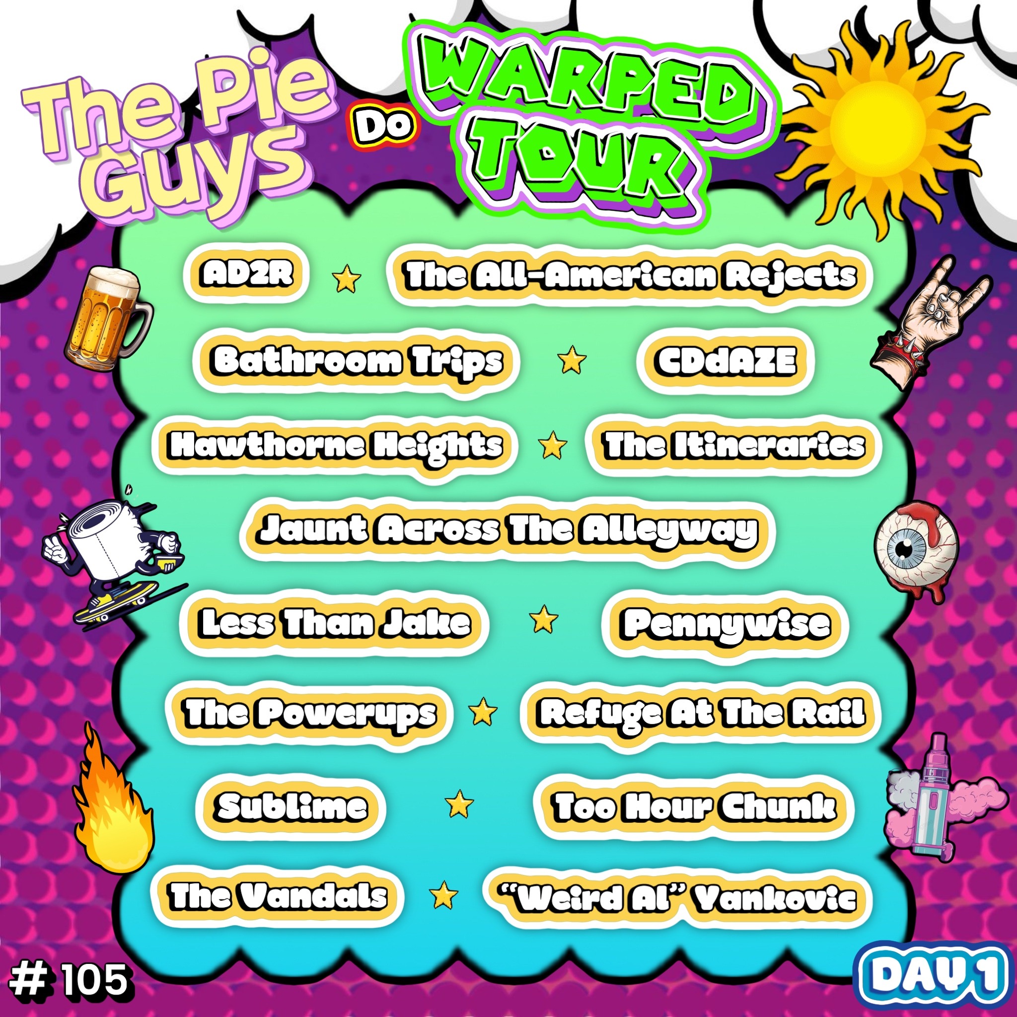 The Pie Guys Do Warped Tour - Day 1