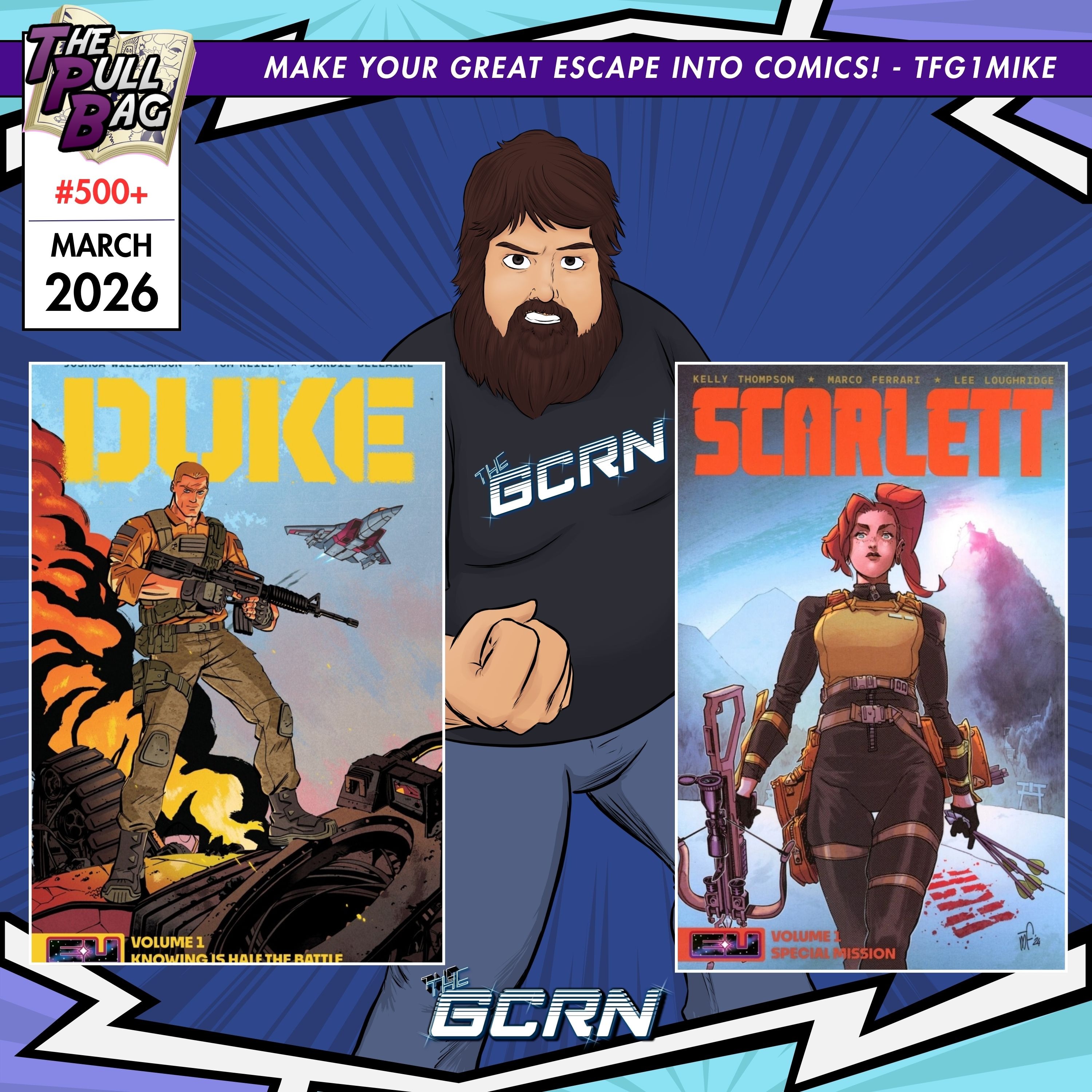 Skybound Entertainment’s G.I. Joe’s Duke and Scarlett Volume 1! episode artwork