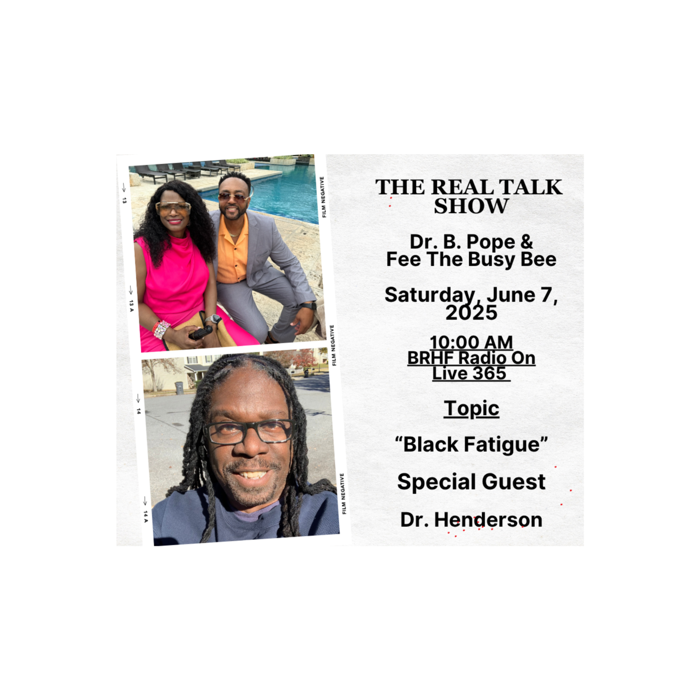 The Real Talk Black Fatigue~Guest Dr. Henderson