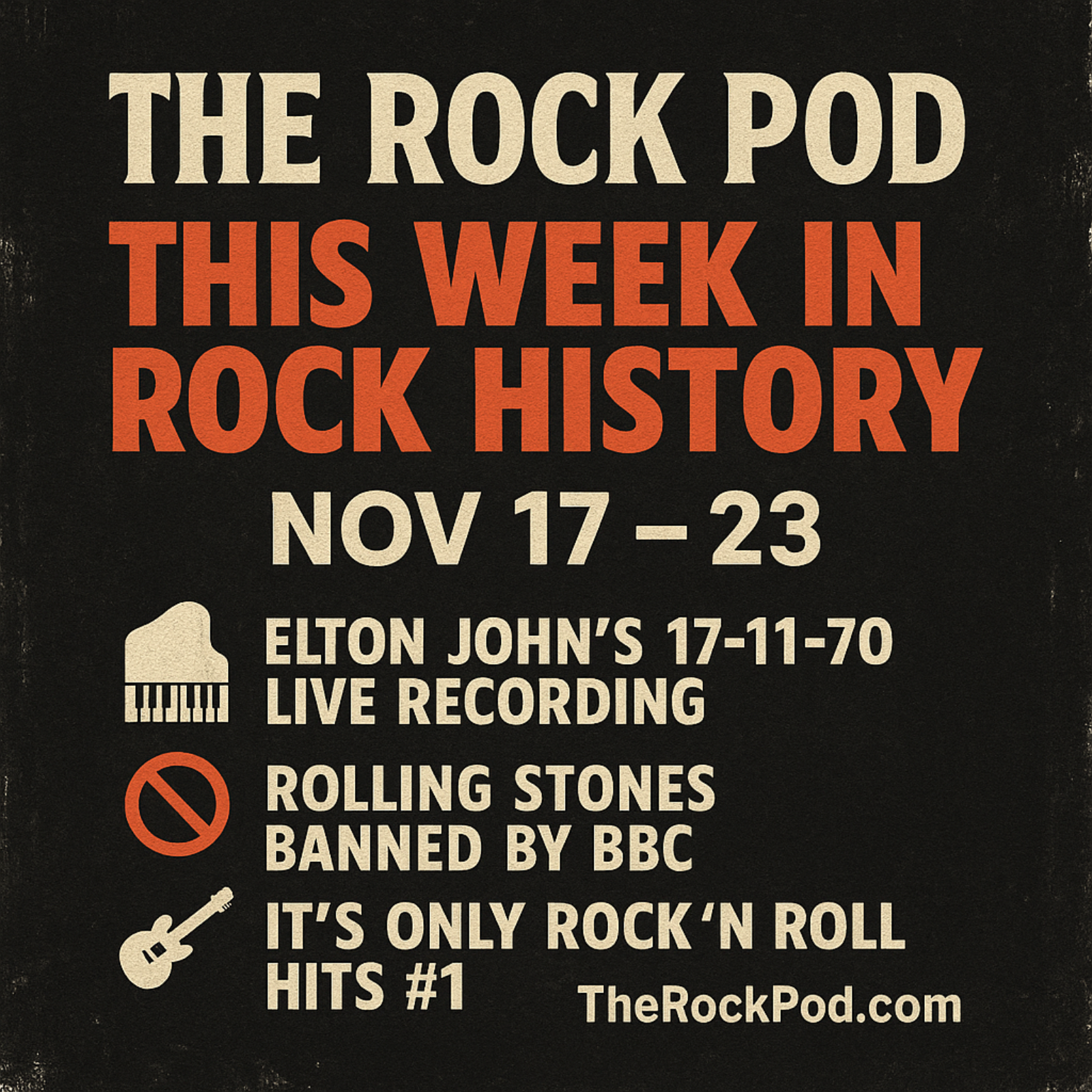This Week In Rock Music History 11/17-11/23 episode artwork
