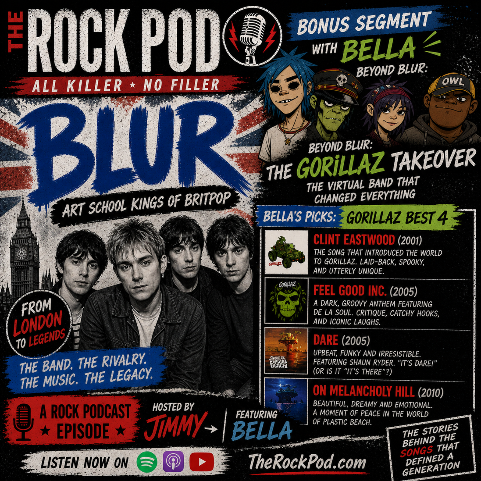 Blur & Gorillaz 2026 episode artwork
