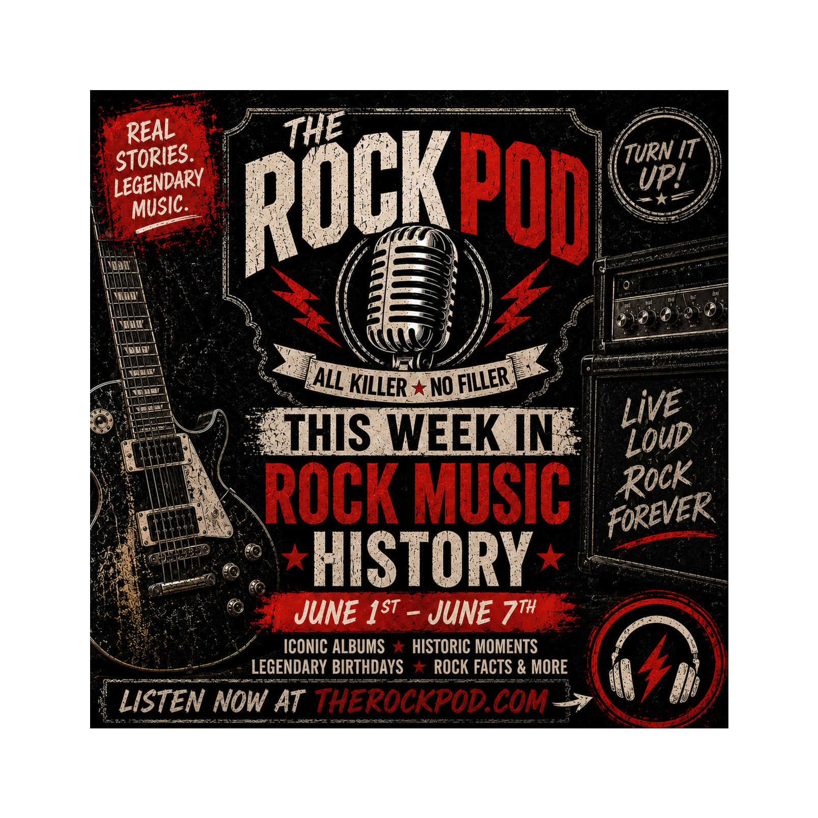 This Week in Rock Music History 06/01-06/07 episode artwork