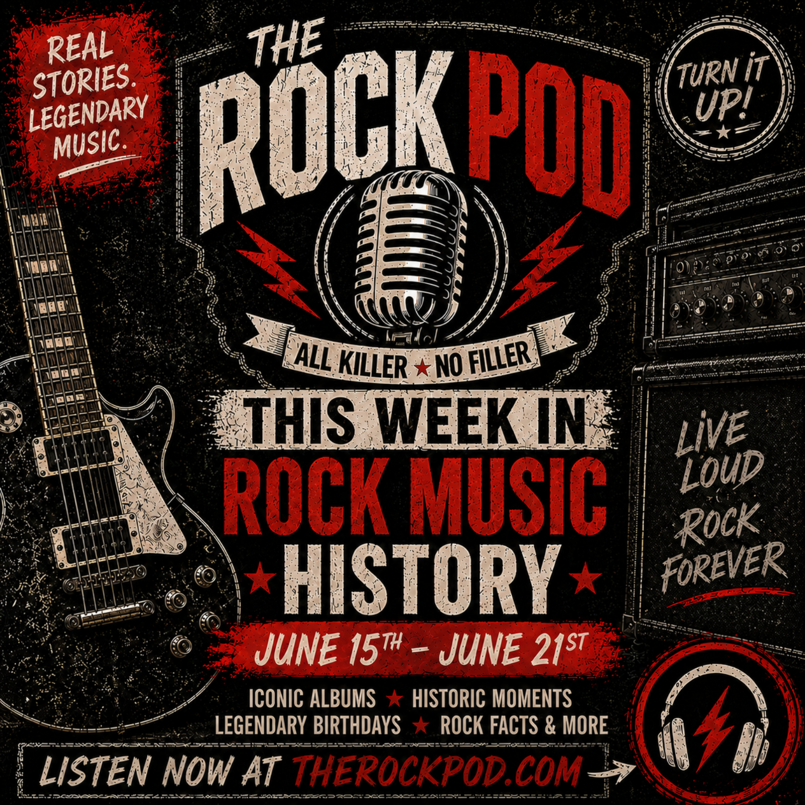 This Week in Rock Music History 06/15-06/21 episode artwork