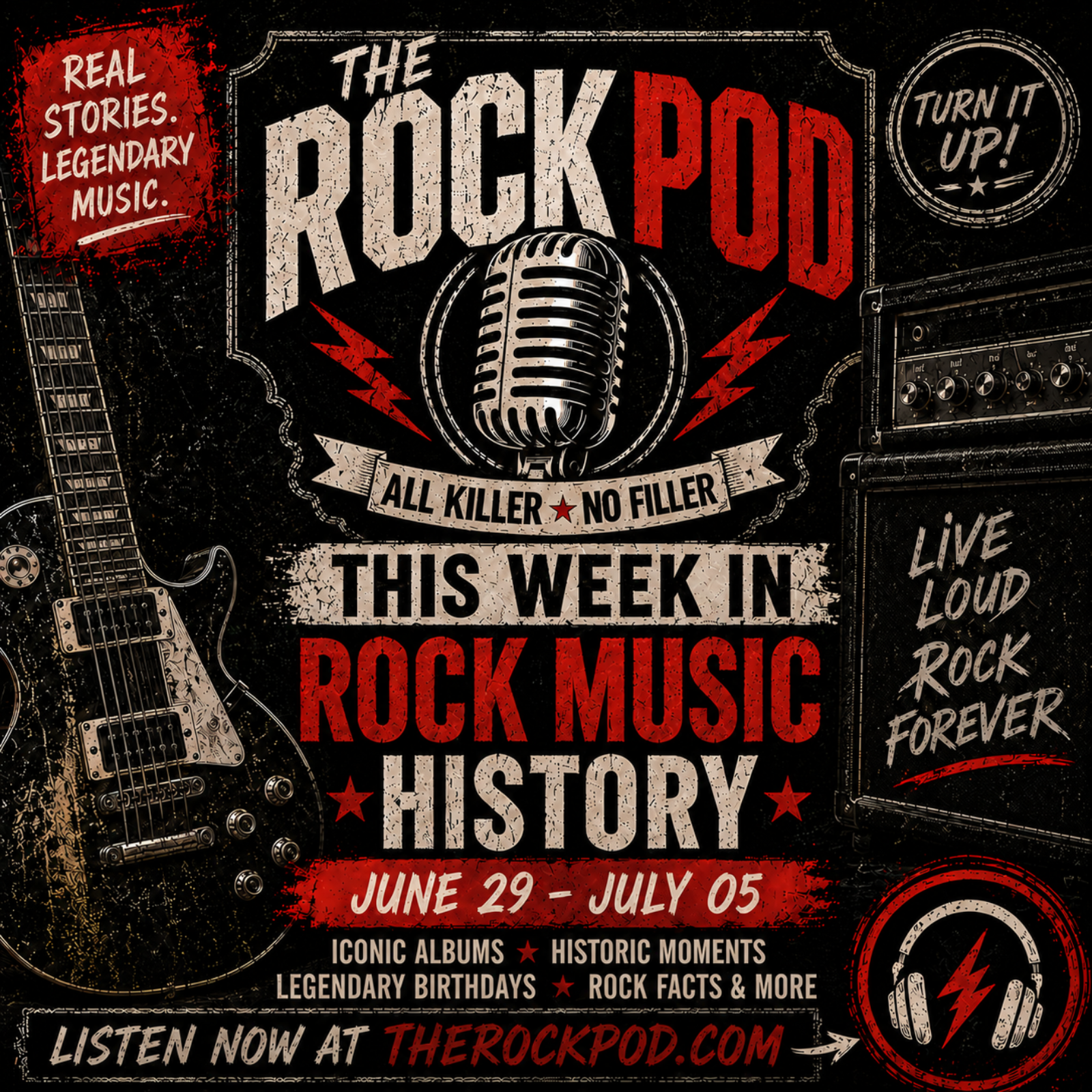 This Week in Rock Music History 06/29-07/05 episode artwork